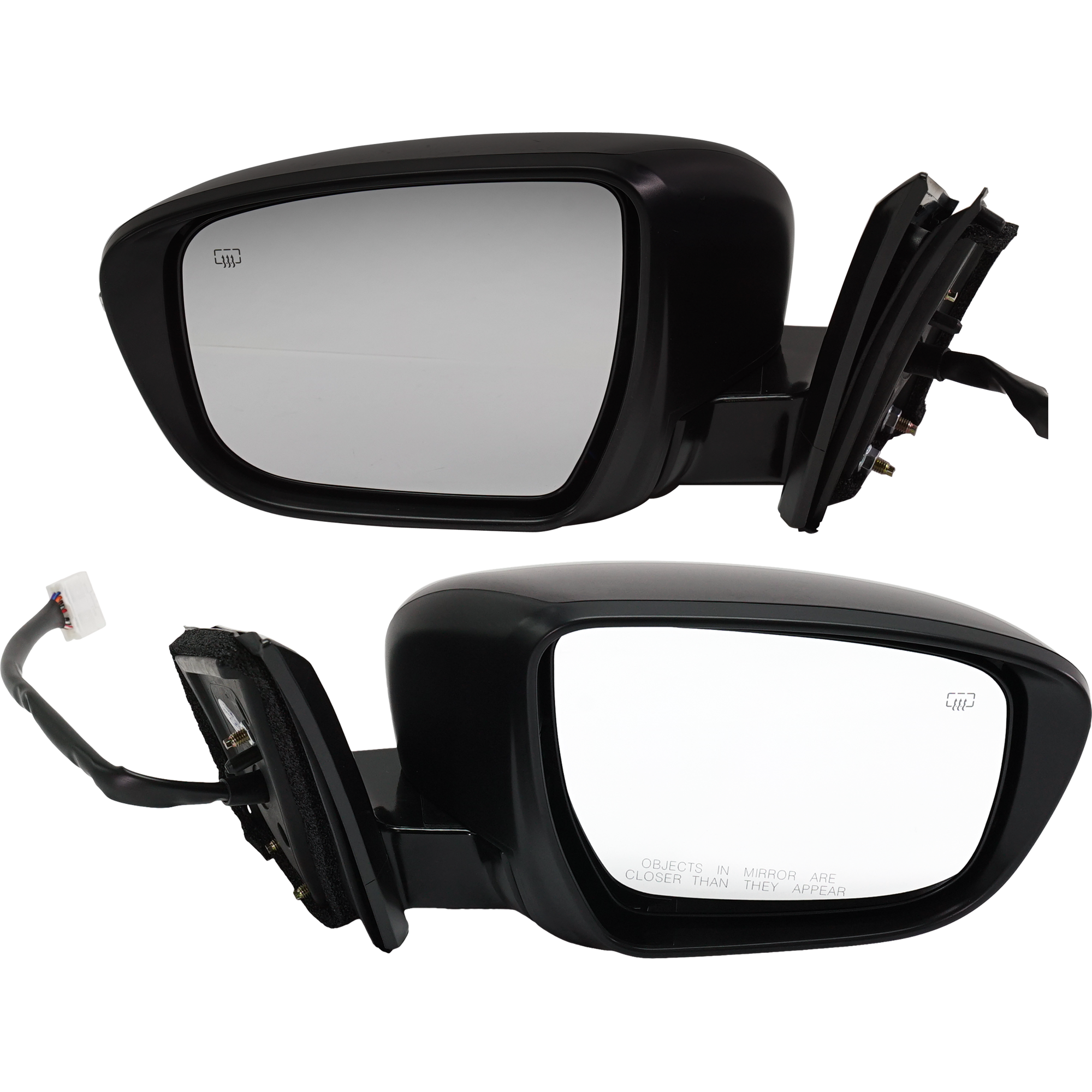 AM MURANO 16-23 MIRROR RH AND LH Power Heated Manual Folding Paintable SL Platinum Models w Memory Camera and Signal Light From 03-16 SKU SET NS167ER S Partslink NI1320288 NI1321288 OEM 963015AA4C PFM 963734BA0A 9630