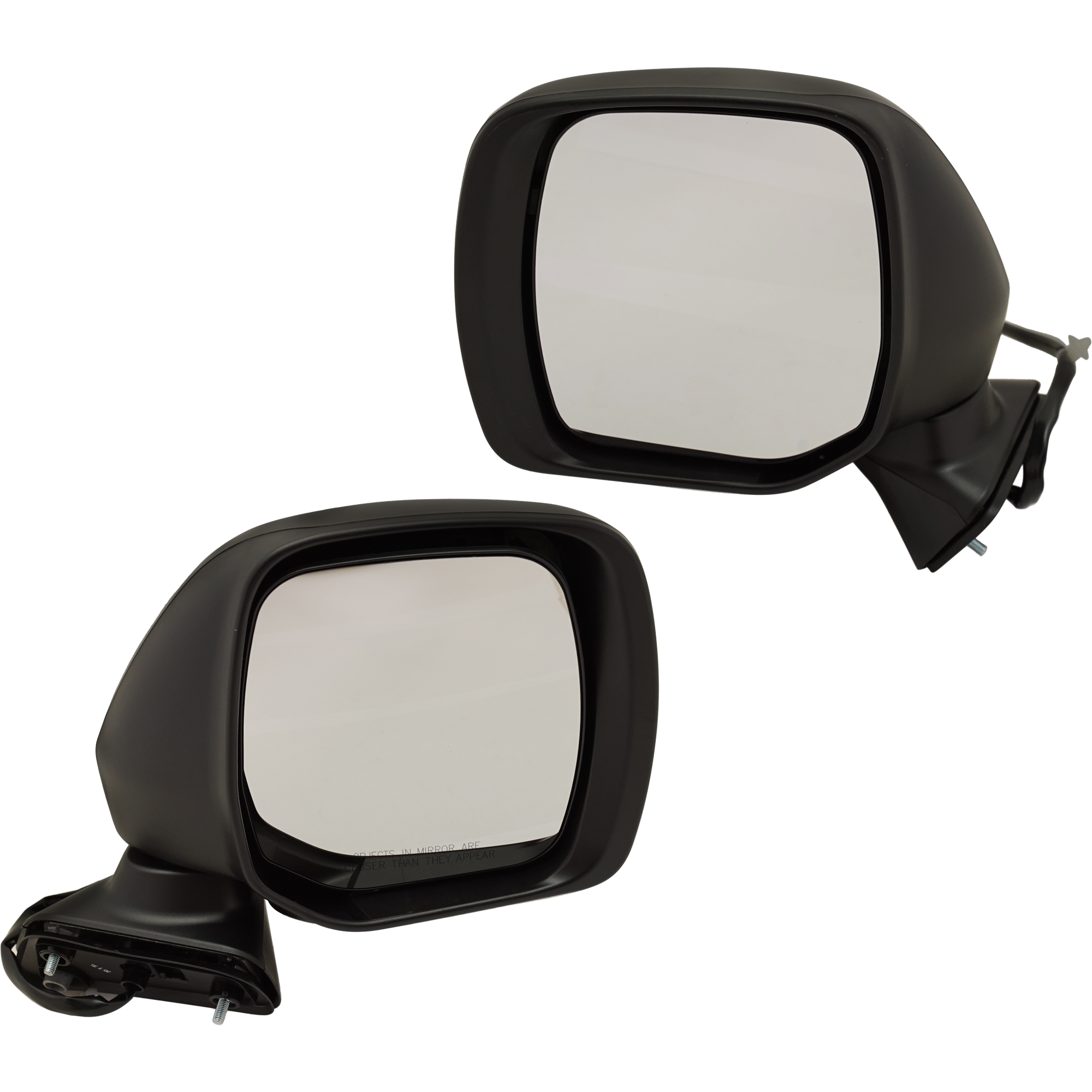 AM QUEST 11-17 MIRROR RH AND LH Power Manual Folding Heated Paintable No Signal Light SKU SET NS172ER Partslink NI1320279 NI1321279 OEM 963011JA3C 963021JA3C