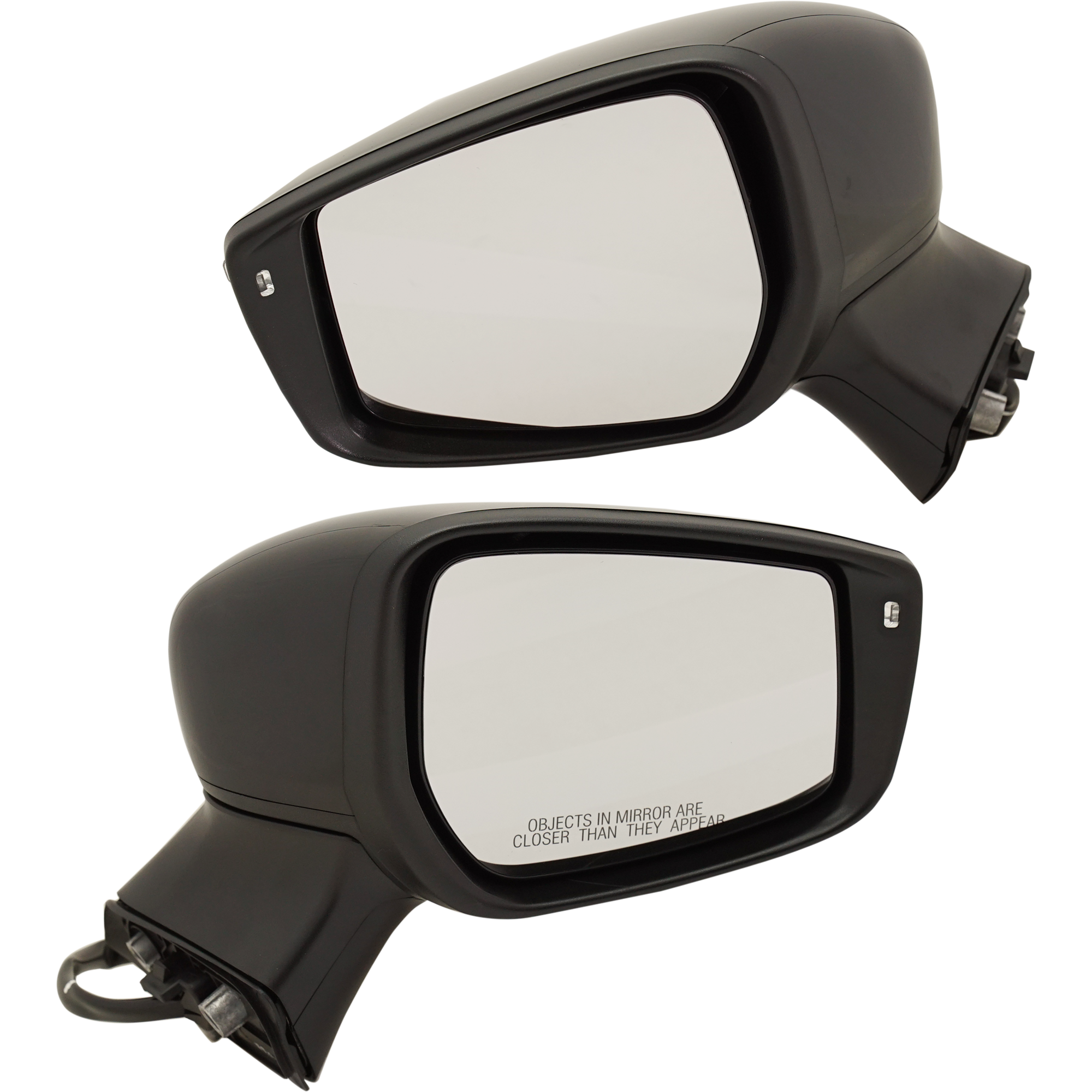 AM VERSA NOTE 14-19 MIRROR RH AND LH Power Manual Folding Non Heated Paintable w Signal Light w o Side View Camera SR Model SKU SET NS175ER S Partslink NI1320266 NI1321266 OEM 963019MB2A 963029MB2A