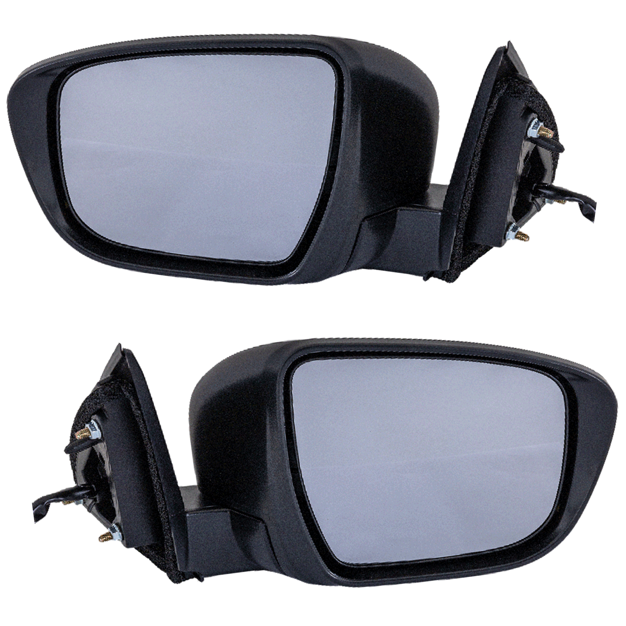 AM ROGUE SPORT 17-22 MIRROR RH AND LH Power Manual Folding Heated Paintable SV Model w Signal Light No Auto dimming BSD and Memory SKU SET NS182ER S Partslink NI1320301 NI1321301 OEM 963016MA1A PFM 963026MA1A PFM