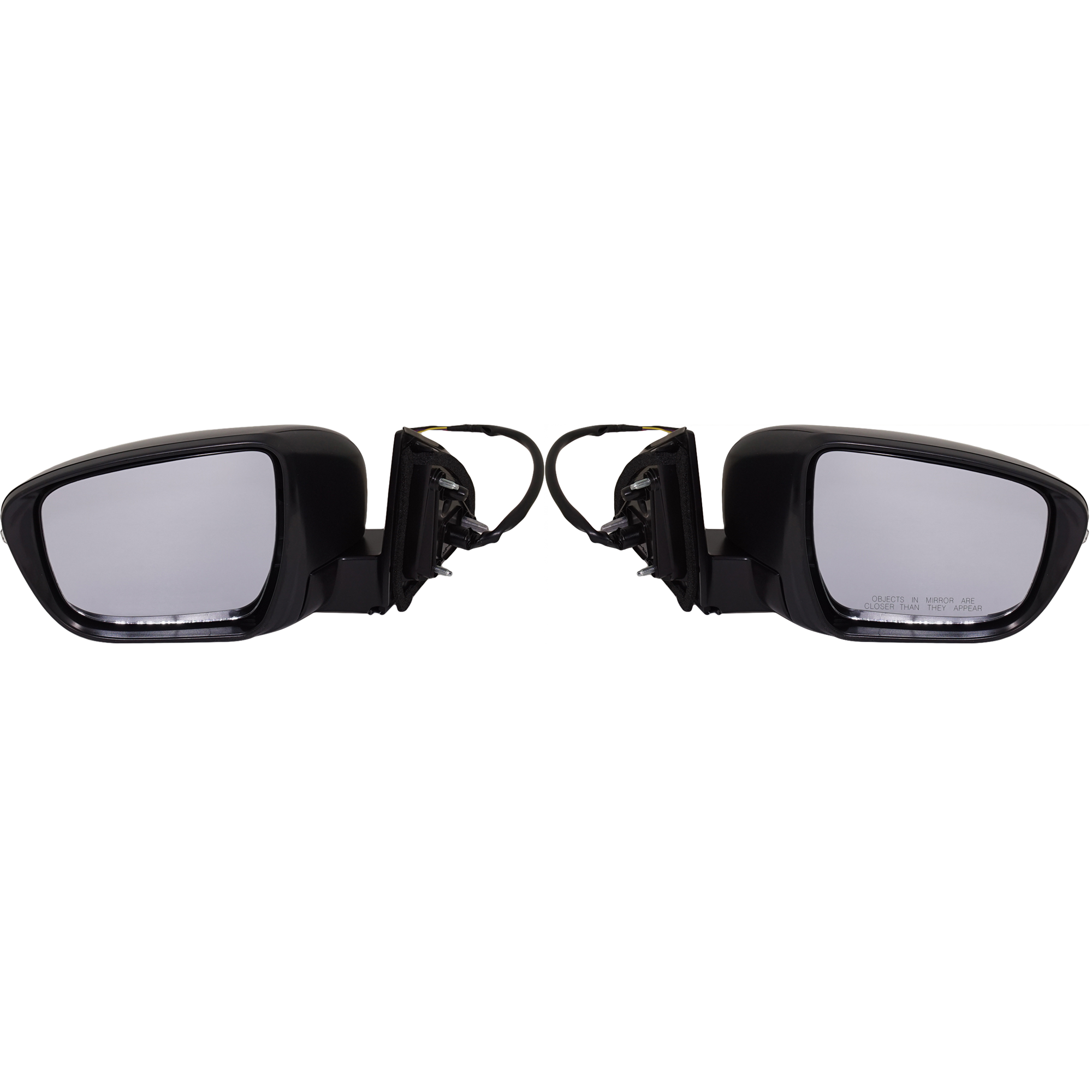 AM ROGUE SPORT 17-19 MIRROR RH AND LH Power Manual Folding Non Heated Paintable w Signal Light No Auto dimming BSD and Memory SV Model SKU SET NS183ER S Partslink NI1320300 NI1321300 OEM 963016MA0A PFM 963026MA0A PFM
