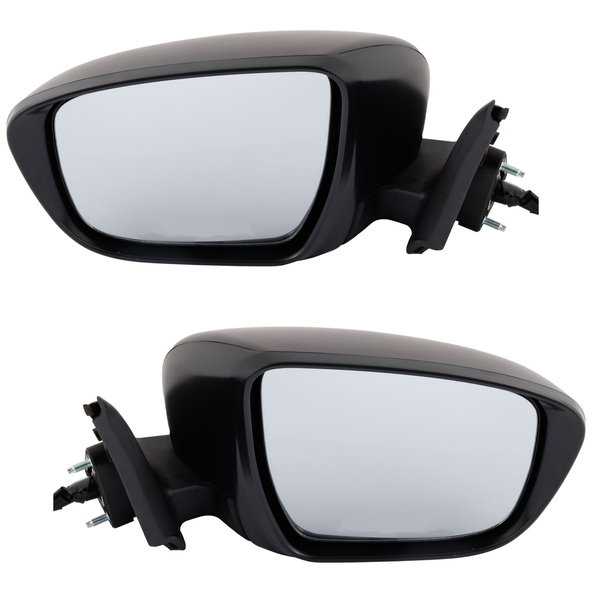 AM JUKE 15-17 MIRROR RH AND LH Power Manual Folding Non Heated Paintable w Signal Light No Auto dimming BSD Memory and Side Object Sensor SKU SET NS184ER S OEM 963013YM4A 963733YM0H 963023YM