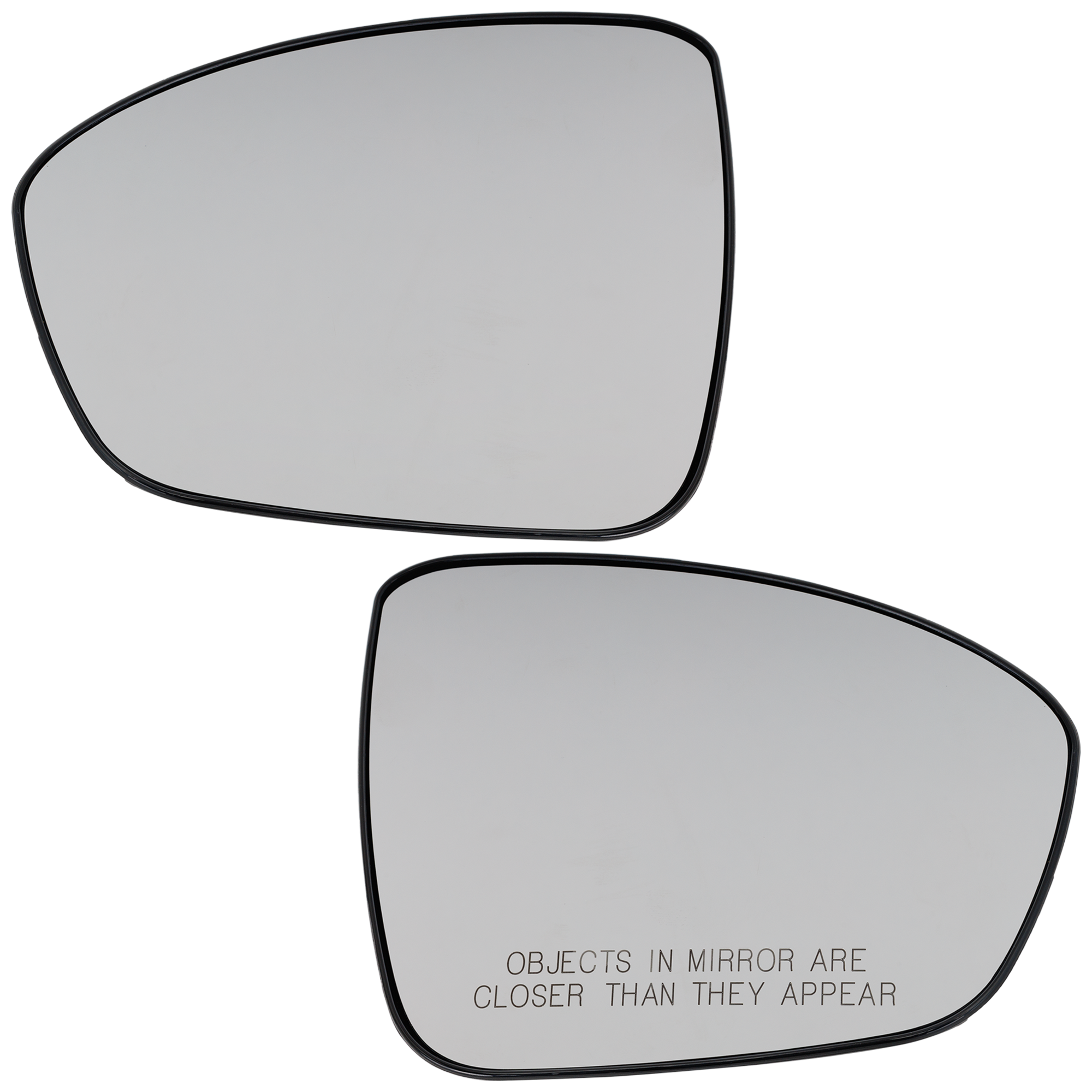 AM ALTIMA 19-23 MIRROR GLASS RH AND LH Non Heated w Backing Plate SKU SET NS186GR Partslink NI1325141 NI1324141 OEM 963656CA1A 963666CA1A