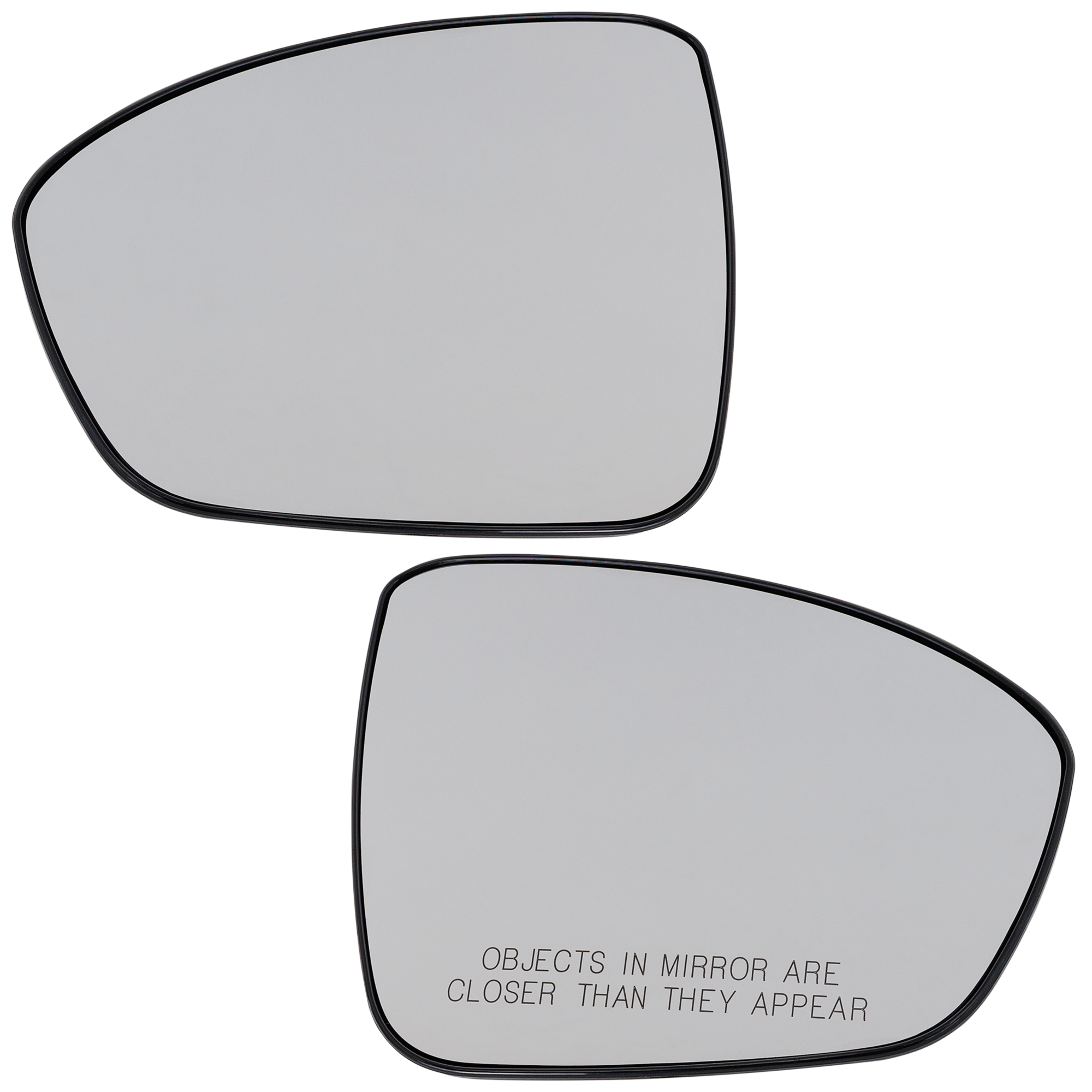 AM ALTIMA 19-23 MIRROR GLASS RH AND LH Heated w Backing Plate SKU SET NS187GR Partslink NI1325142 NI1324142 OEM 963656CA0A 963666CA0A