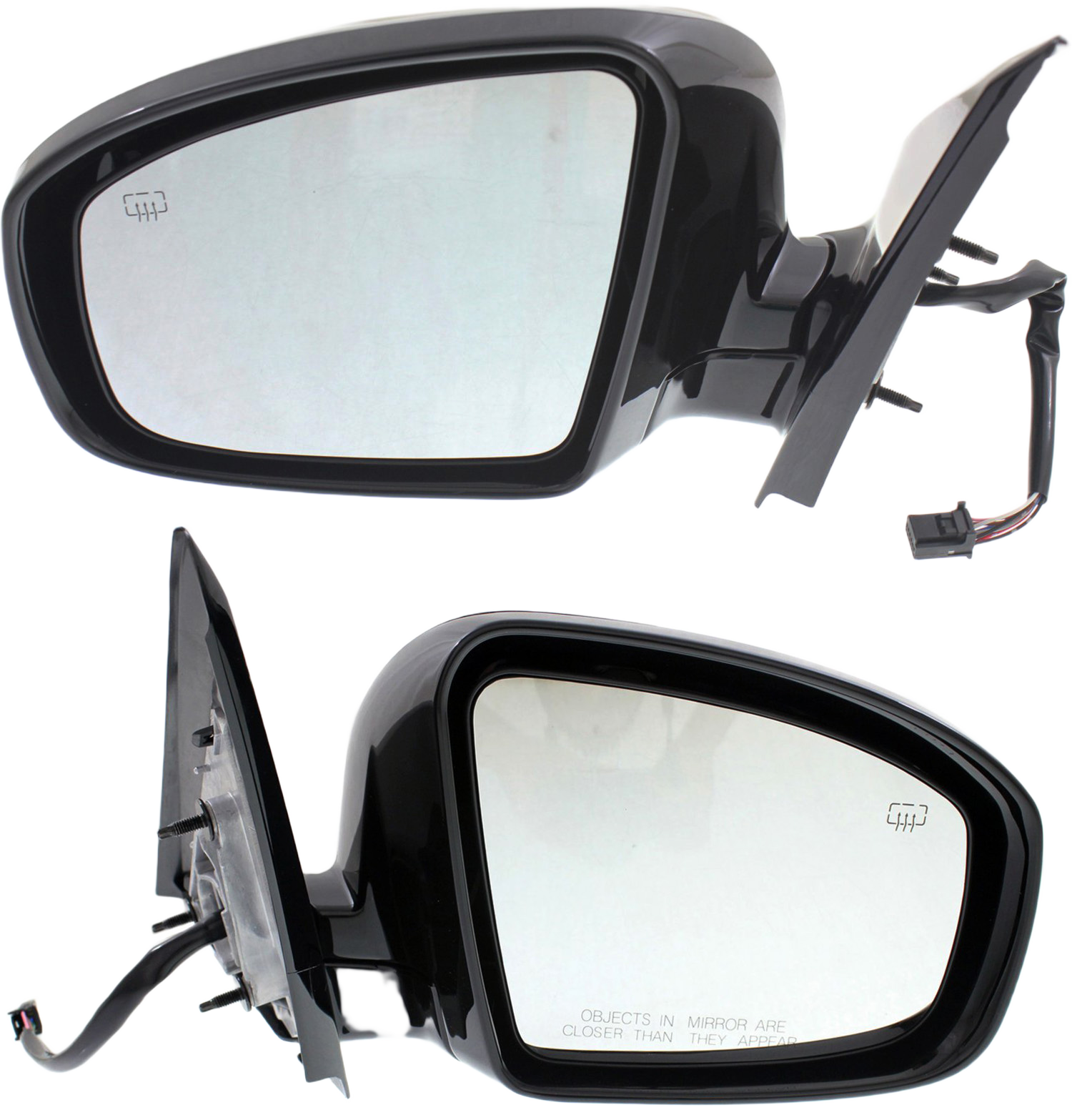 AM PATHFINDER 13-17 MIRROR RH AND LH Power Manual Folding Heated Paintable w o Around View Monitor SL Model Exc. Hybrid Model SKU SET NS18ER Partslink NI1320243 NI1321243 OEM 963013KA9C PFM 963023KA9C PFM