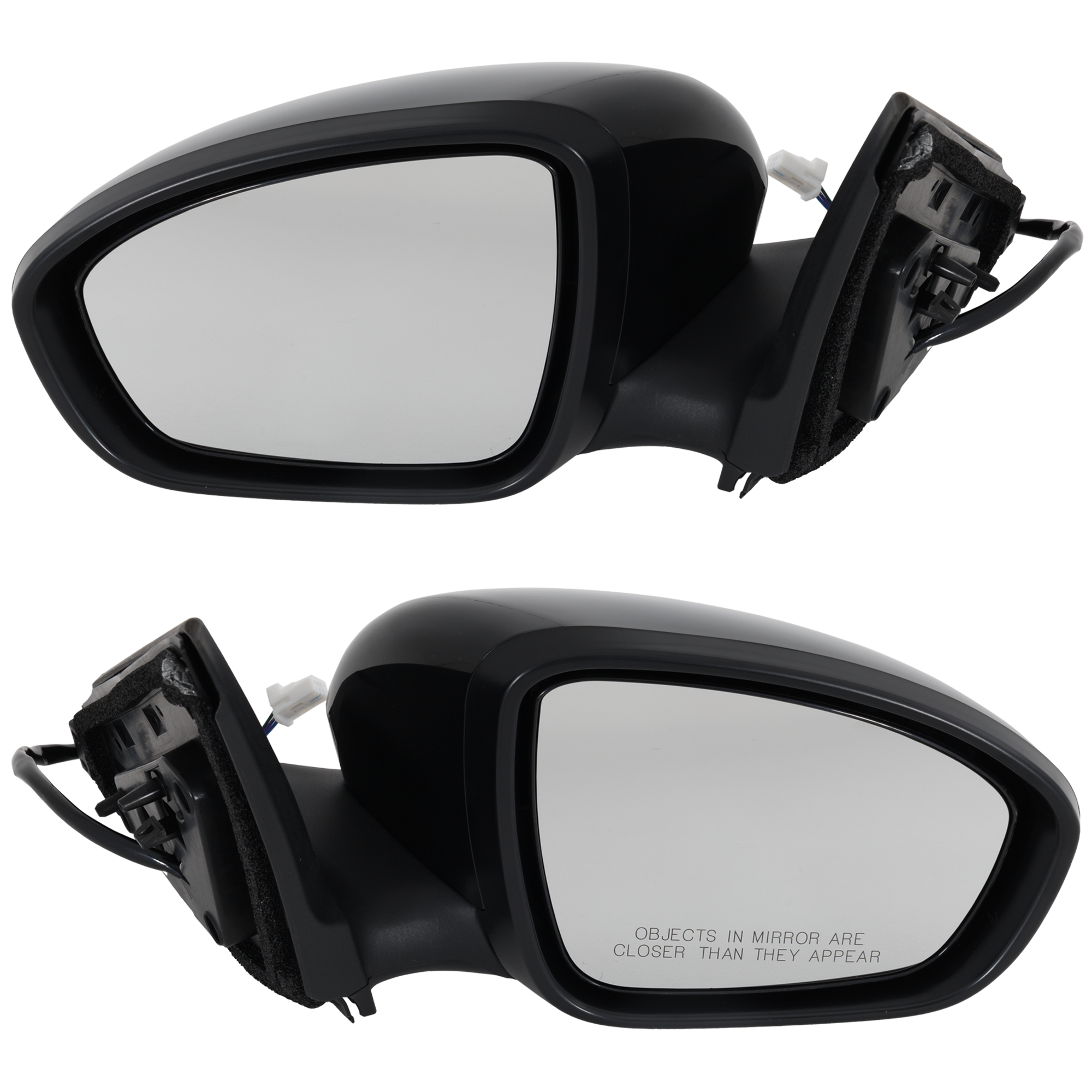 AM SENTRA 20-21 MIRROR RH AND LH Power Manual Folding Non Heated Paintable No Signal Light SKU SET NS190ER Partslink NI1320326 NI1321326 OEM 963016LB0A 963736LB0H 963026LB