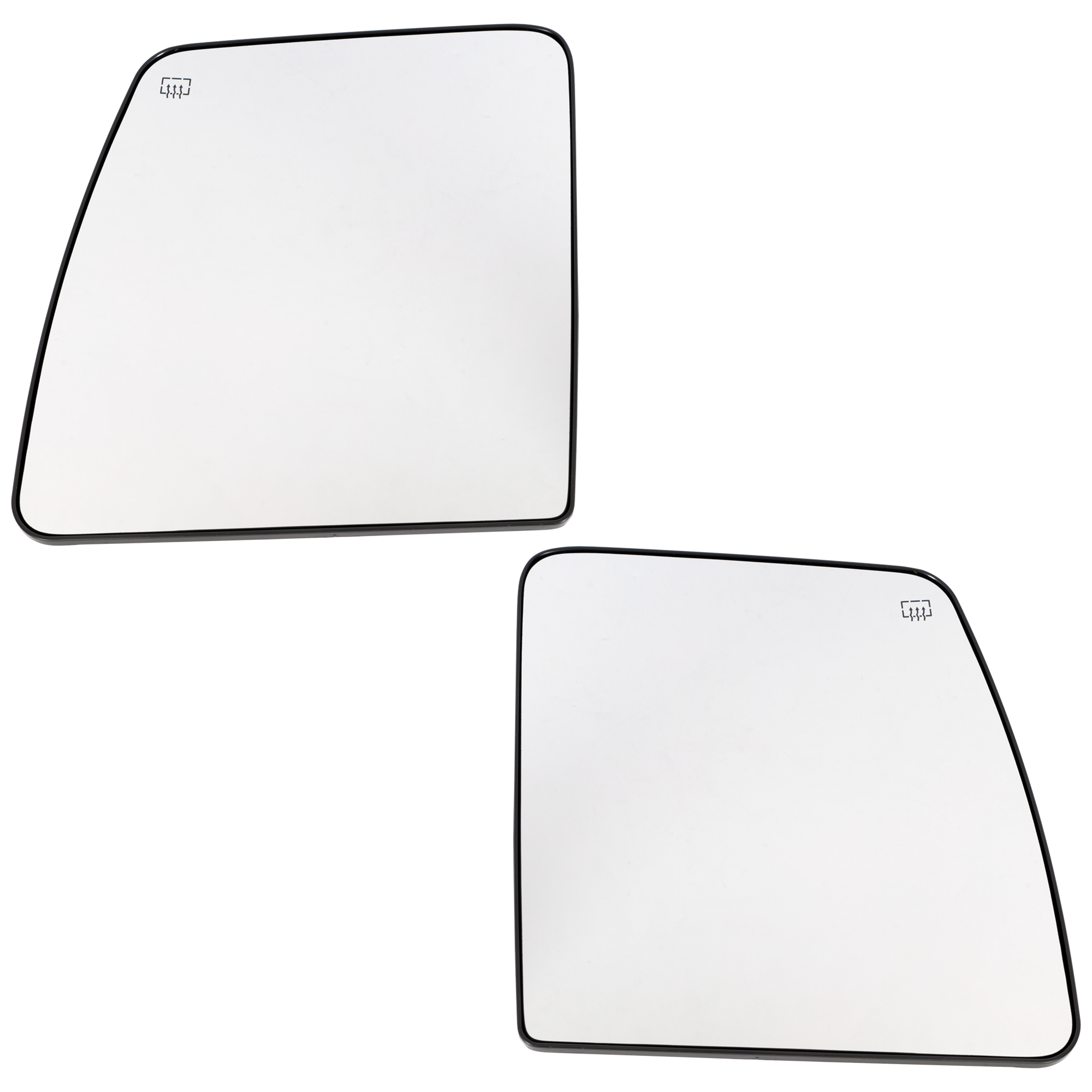 AM NV SERIES FULL SIZE VAN 12-21 MIRROR GLASS RH AND LH Non Towing Heated No Auto dimming and Blind Spot Detection Standard Mirror Upper Glass SL SV Models SKU SET NS209GR Partslink NI1324122 NI1325122 OEM 963651PA1E 963661PA1E