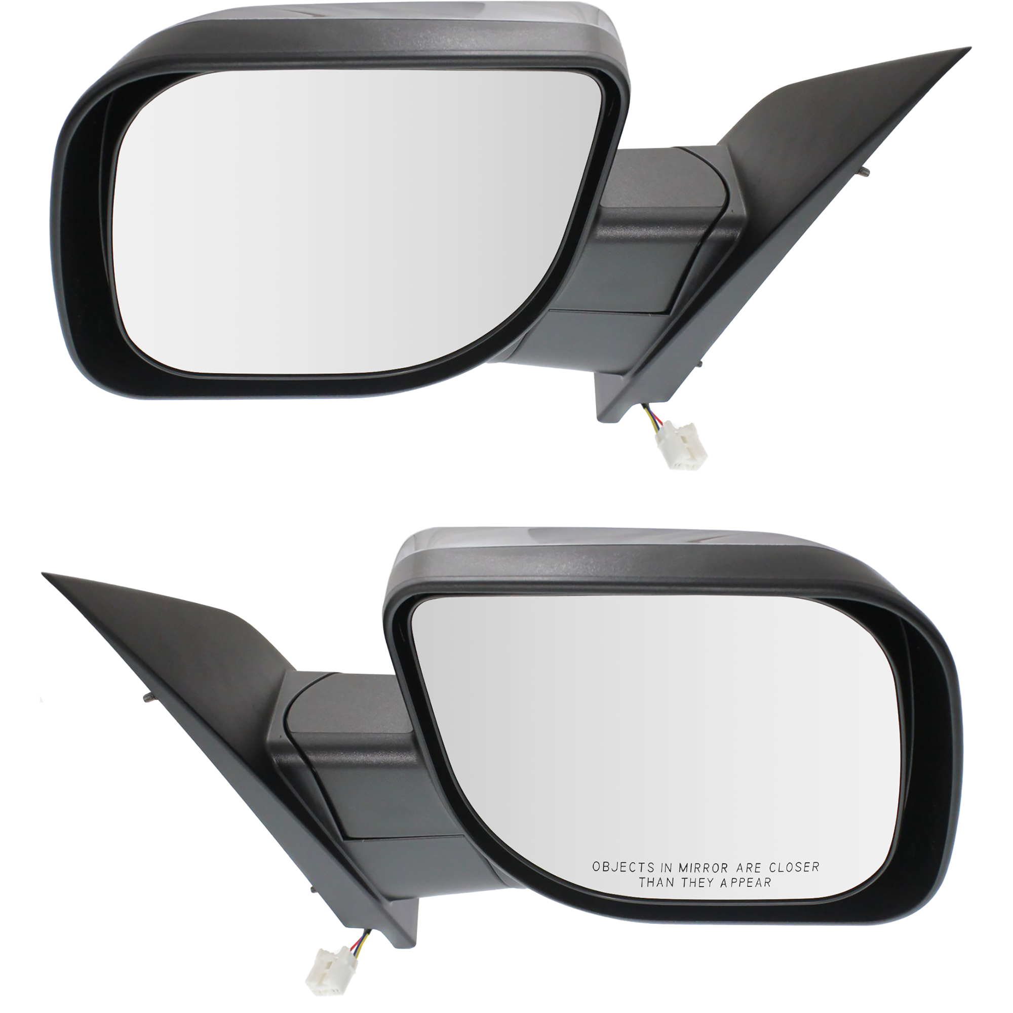AM TITAN 04-15 MIRROR RH AND LH Power Manual Folding Non Heated Chrome w o Towing Package SV Model SKU SET NS22CR Partslink NI1320249 NI1321249 OEM 96301ZR20A 96302ZR20A
