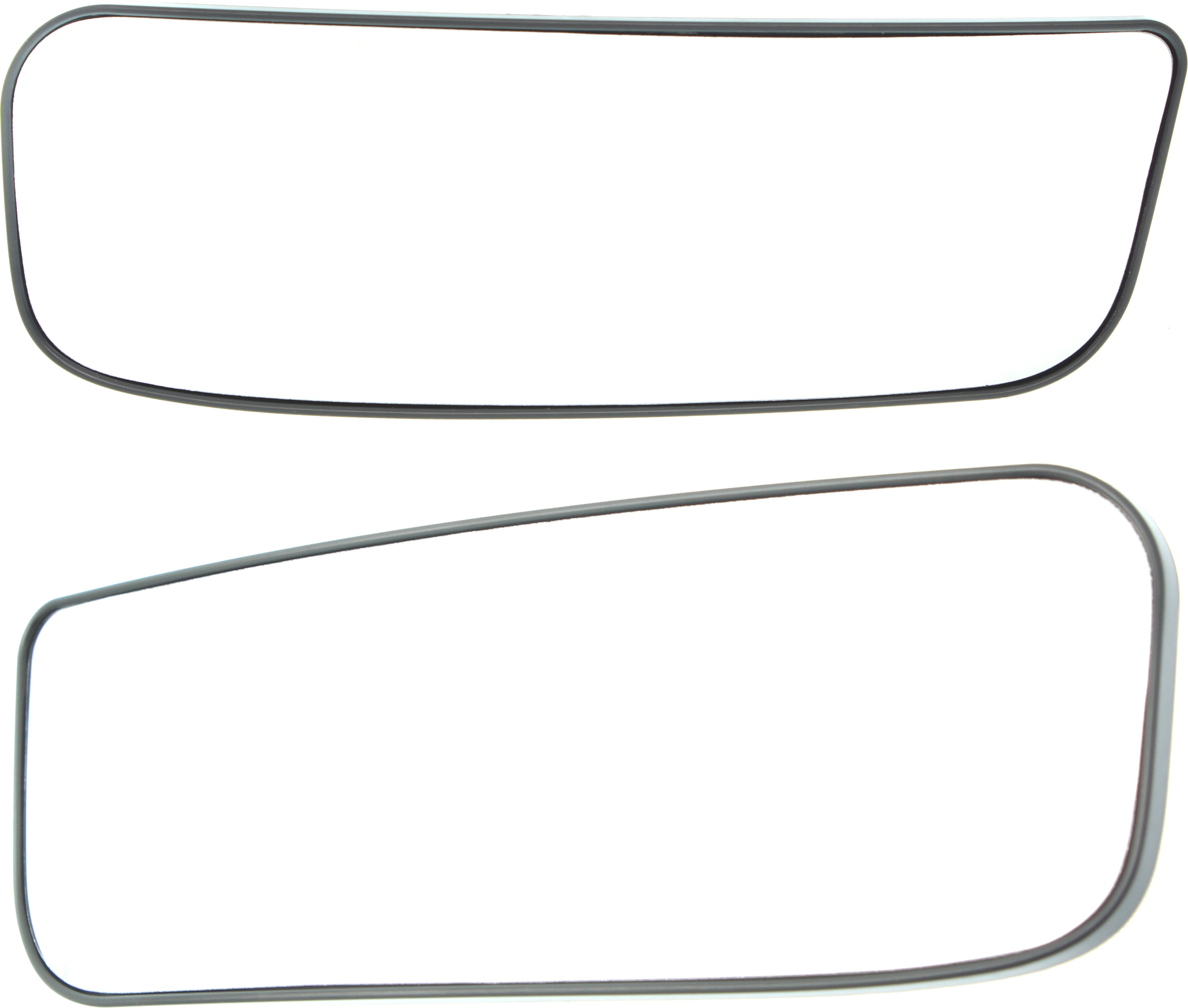 AM NV SERIES FULL SIZE VAN 12-21 MIRROR GLASS RH AND LH Non Towing Non Heated Lower Glass Std Mirror w Backing Plate S Model SKU SET NS27GR Partslink NI1324151 NI1325151 OEM Performance