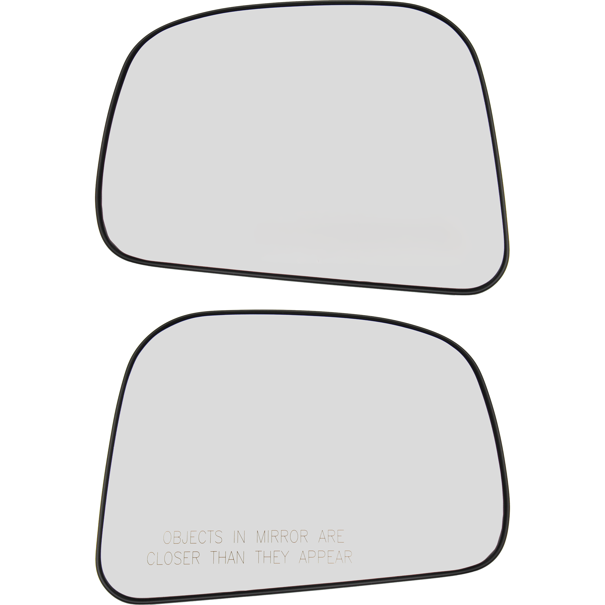 AM VERSA 07-12 MIRROR GLASS RH AND LH Non Heated w Backing Plate Hatchback 07-12 Sedan 07-11 SKU SET NS28GR Partslink NI1324117 NI1325117 OEM 96366EL10A 96365EL10A