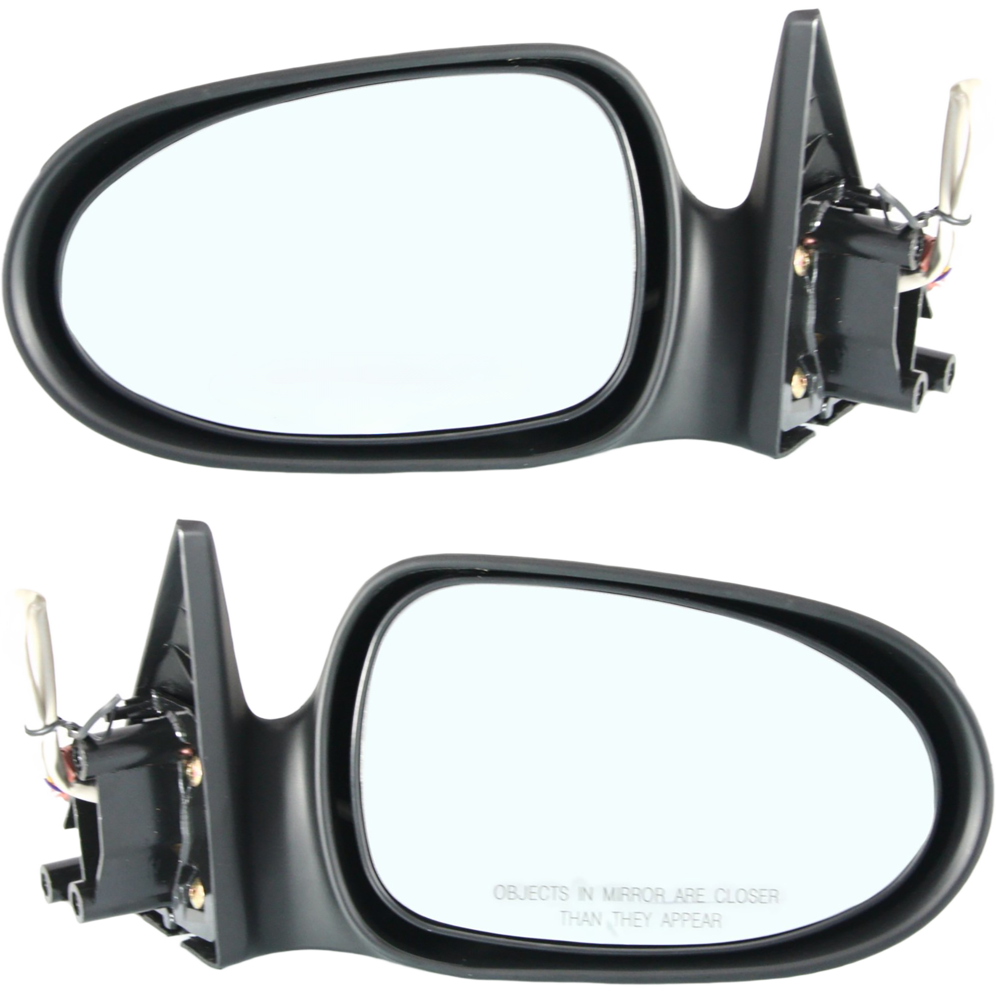 AM SENTRA 95-99 MIRROR RH AND LH Power Non Folding Non Heated Paintable Mexico Built Vehicle SKU SET NS30ER Partslink NI1320131 NI1321131 OEM 96301F4319-96302F4319