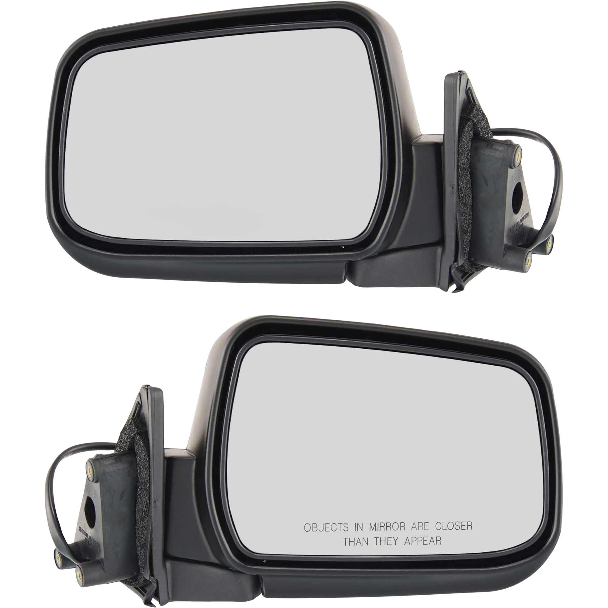 AM FRONTIER 98-04 MIRROR RH AND LH Power Manual Folding Non heated Paintable SKU SET NS38ER Partslink NI1320140 NI1321140 OEM 963013S500-963023S500
