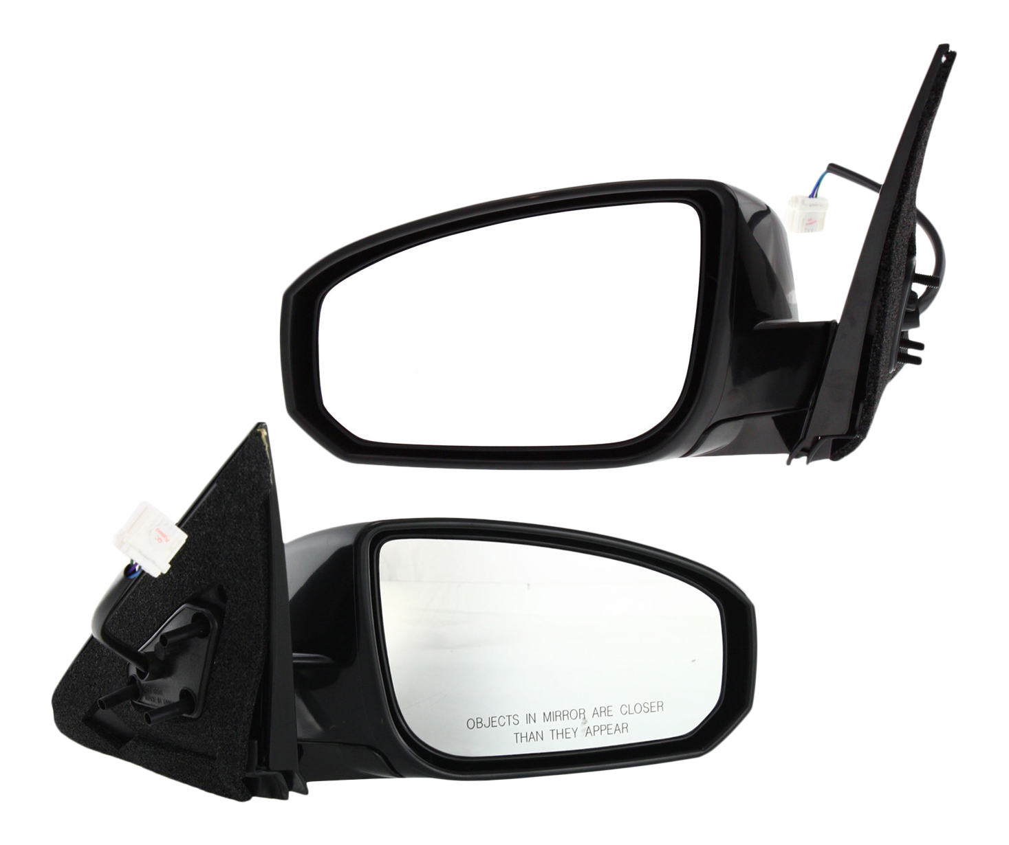 AM MAXIMA 04-08 MIRROR RH AND LH Power Manual Folding Non Heated Paintable No Memory SKU SET NS48ER Partslink NI1320162 NI1321162 OEM 96301ZK33E 96302ZK33E