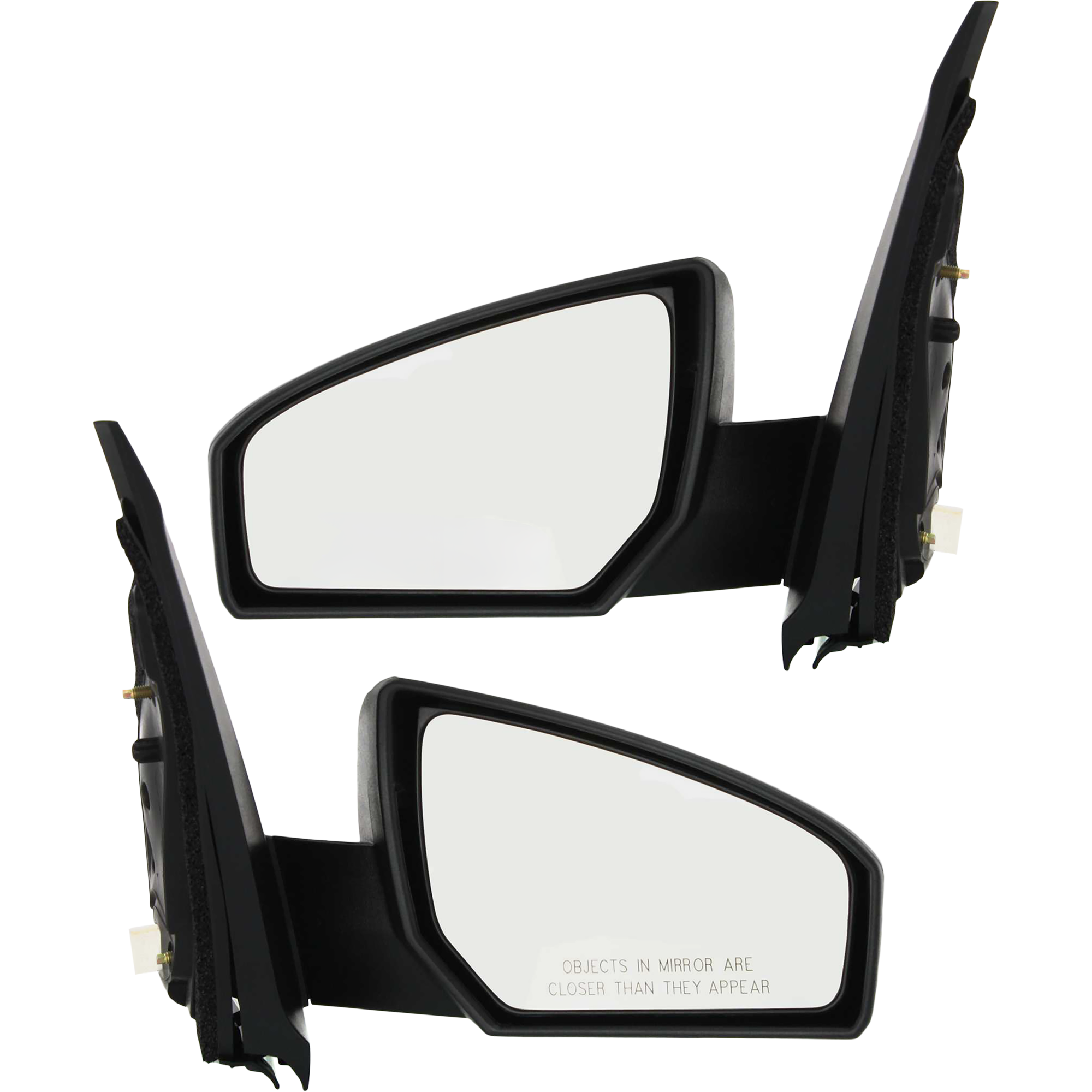 AM SENTRA 07-12 MIRROR RH AND LH Power Non Folding Non Heated Paintable S SE R SE R Spec V SL SR Models SKU SET NS52ER Partslink NI1320167 NI1321167 OEM 96301ET01E 96302ET01E