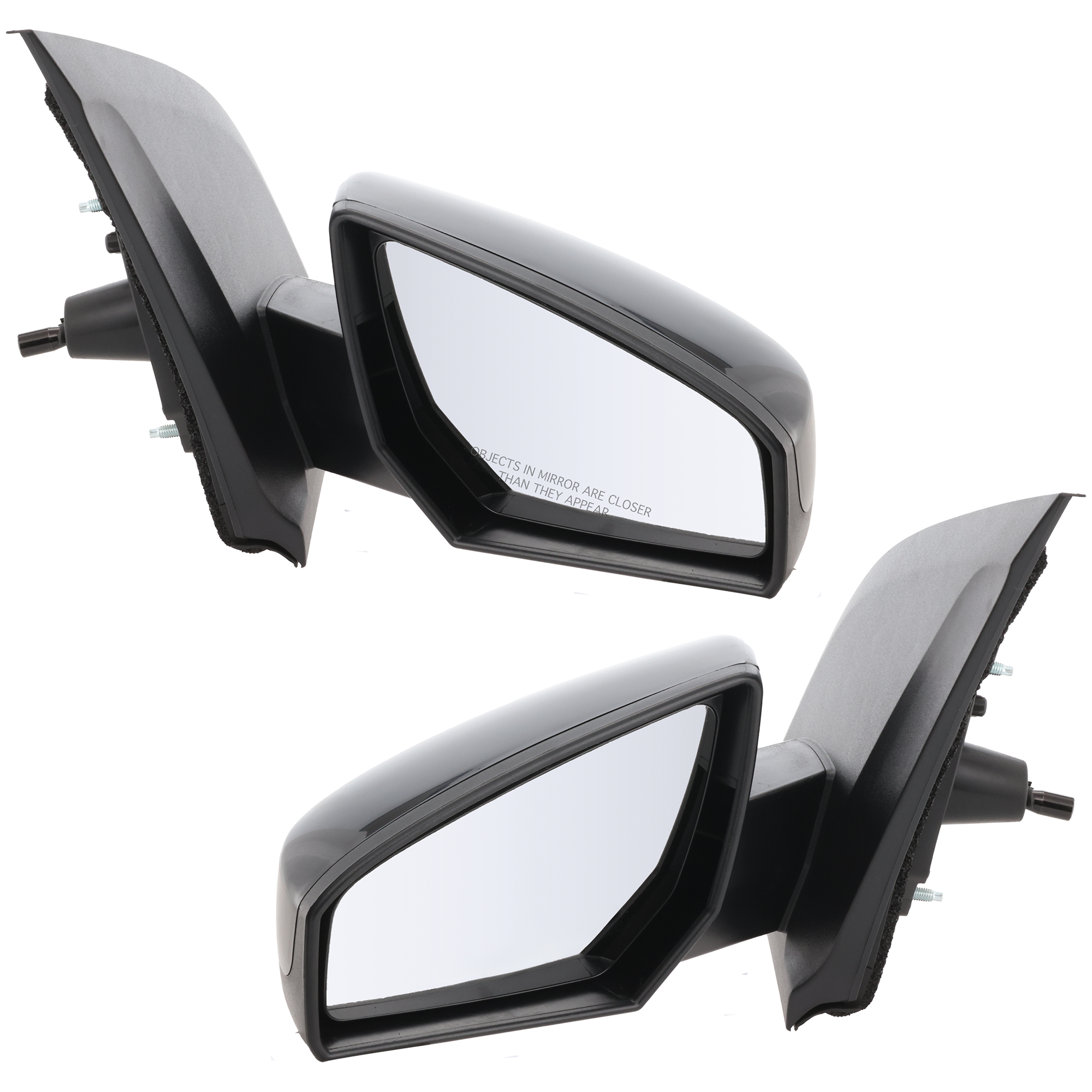 AM SENTRA 07-12 MIRROR RH AND LH Manual Adjust Non Folding Non Heated Paintable Base Model SKU SET NS52R Partslink NI1320166 NI1321166 OEM 96301ET00E 96302ET00E