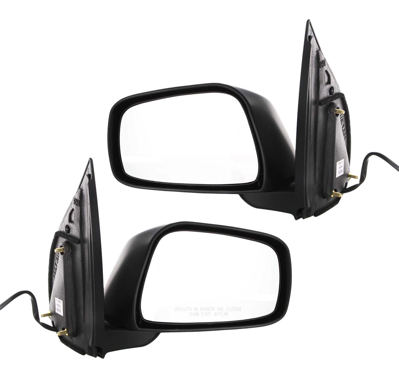 AM FRONTIER 05-21 MIRROR RH AND LH Power Manual Folding Non Heated Textured Desert Runner LE Nismo Off Road S SE SV Models SKU SET NS53ER Partslink NI1320153 NI1321153 OEM 963019BC9B 963029BC9B