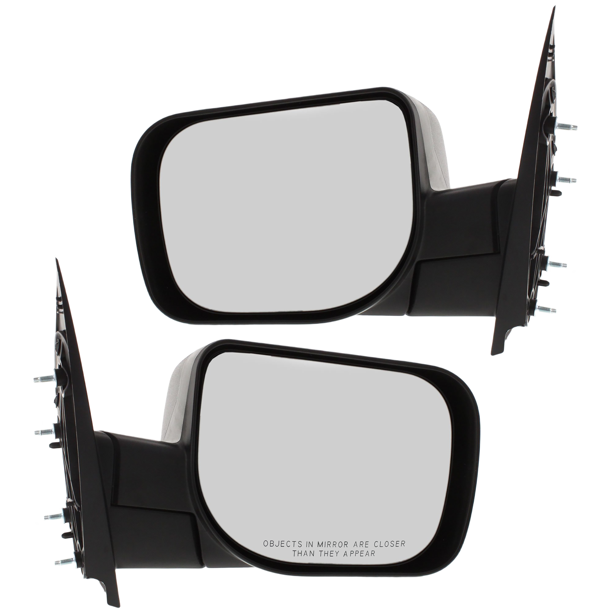AM TITAN 04-15 MIRROR RH AND LH Non Towing Manual Adjust Manual Folding Non Heated Textured XE S Models SKU SET NS56R Partslink NI1320171 NI1321171 OEM 96301ZH00A 96302ZH00A