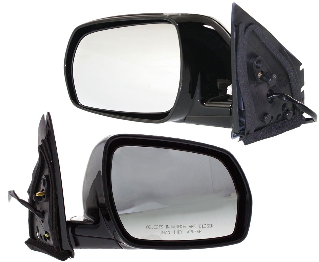 AM MURANO 03-04 MIRROR RH AND LH Power Manual Folding Non Heated Paintable No Memory SKU SET NS58ER Partslink NI1320152 NI1321152 OEM 96301CA000-96302CA000