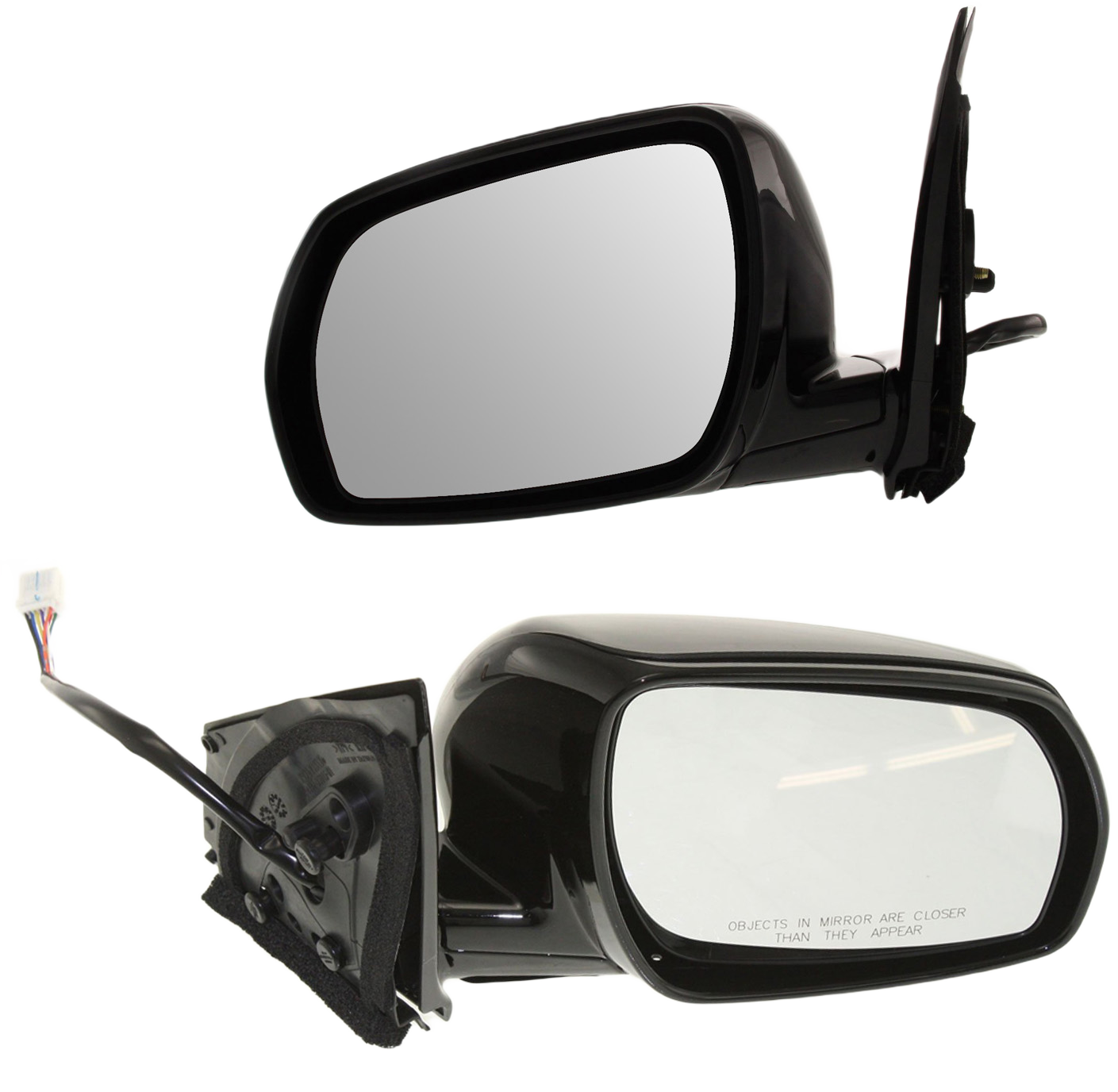 AM MURANO 03-04 MIRROR RH AND LH Power Manual Folding Heated Paintable w Memory SKU SET NS60ER Partslink NI1320175 NI1321175 OEM 96302CA300-96301CA300