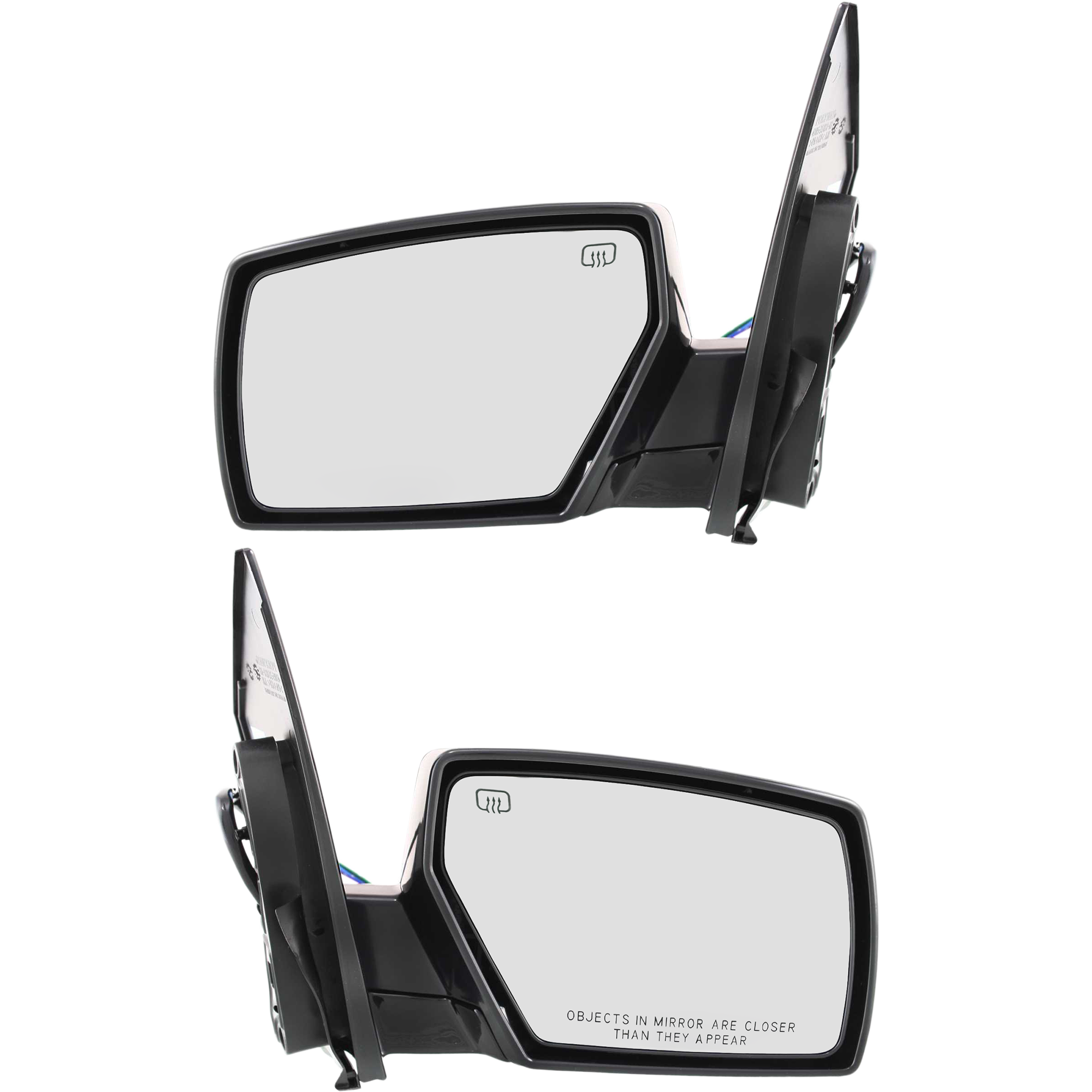 AM QUEST 04-05-07-09 MIRROR RH AND LH Power Manual Folding Heated Paintable Housing SKU SET NS65ER Partslink NI1320188 NI1321188 OEM 963015Z160-963025Z160