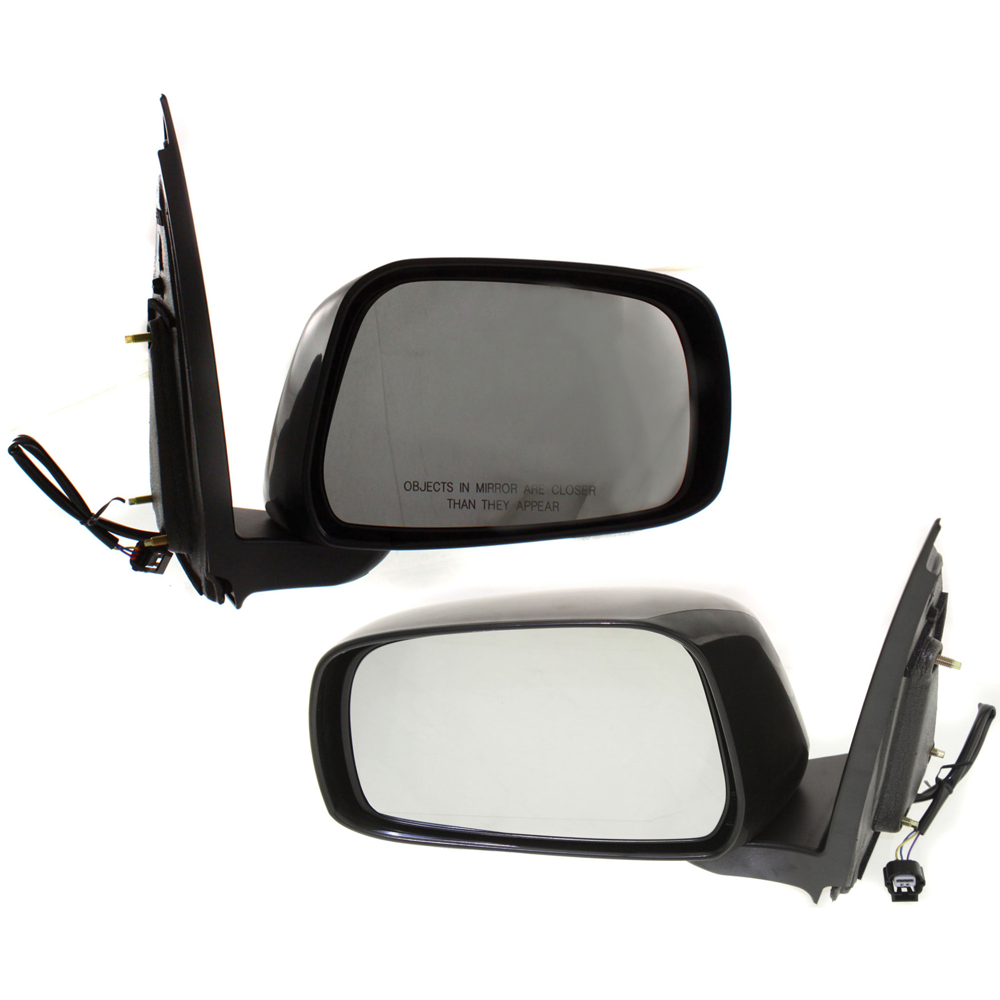 AM FRONTIER 05-19 MIRROR RH AND LH Power Manual Folding Non Heated Paintable SKU SET NS72ER Partslink NI1320168 NI1321168 OEM 96301EA18E 96302EA18E