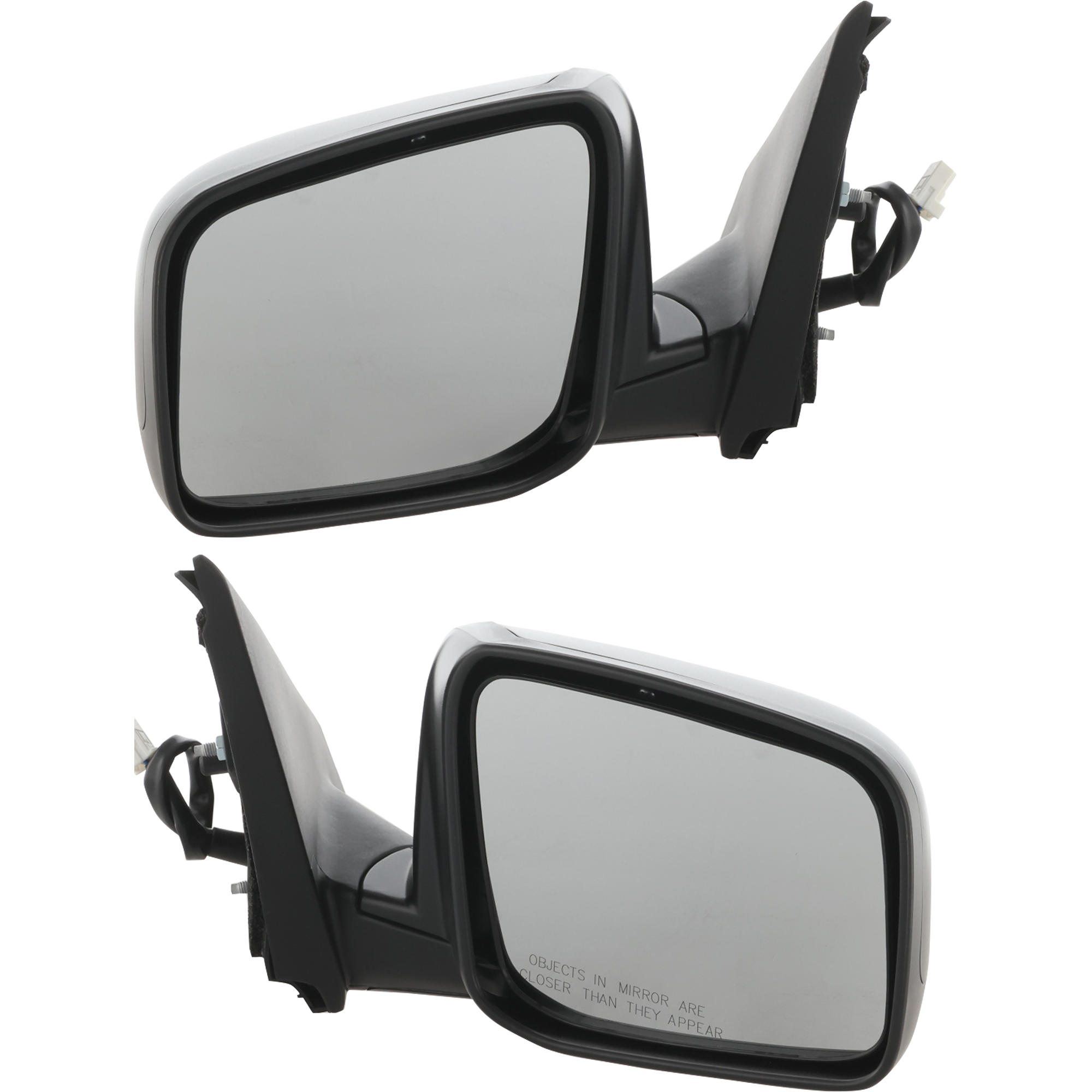 AM ROGUE 08-15 MIRROR RH AND LH Power Manual Folding Heated Textured SKU SET NS73ER Partslink NI1320199 NI1321199 OEM 96301JM200 PFM 96302JM200 PFM