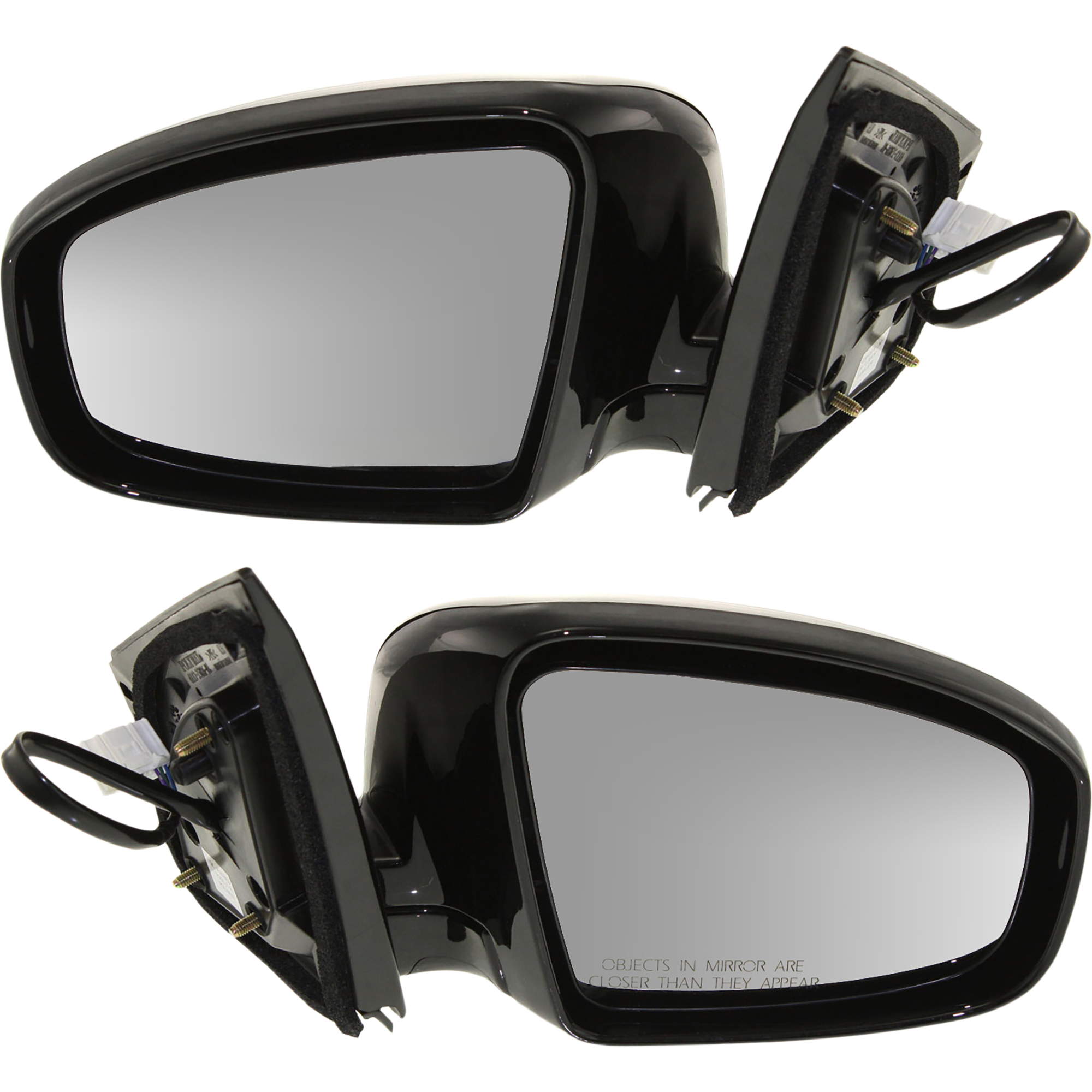 AM MURANO 09-14 MIRROR RH AND LH Power Manual Folding Heated Paintable No Memory SKU SET NS74ER Partslink NI1320197 NI1321197 OEM 963011AA0B K63731BA0A 963021AA