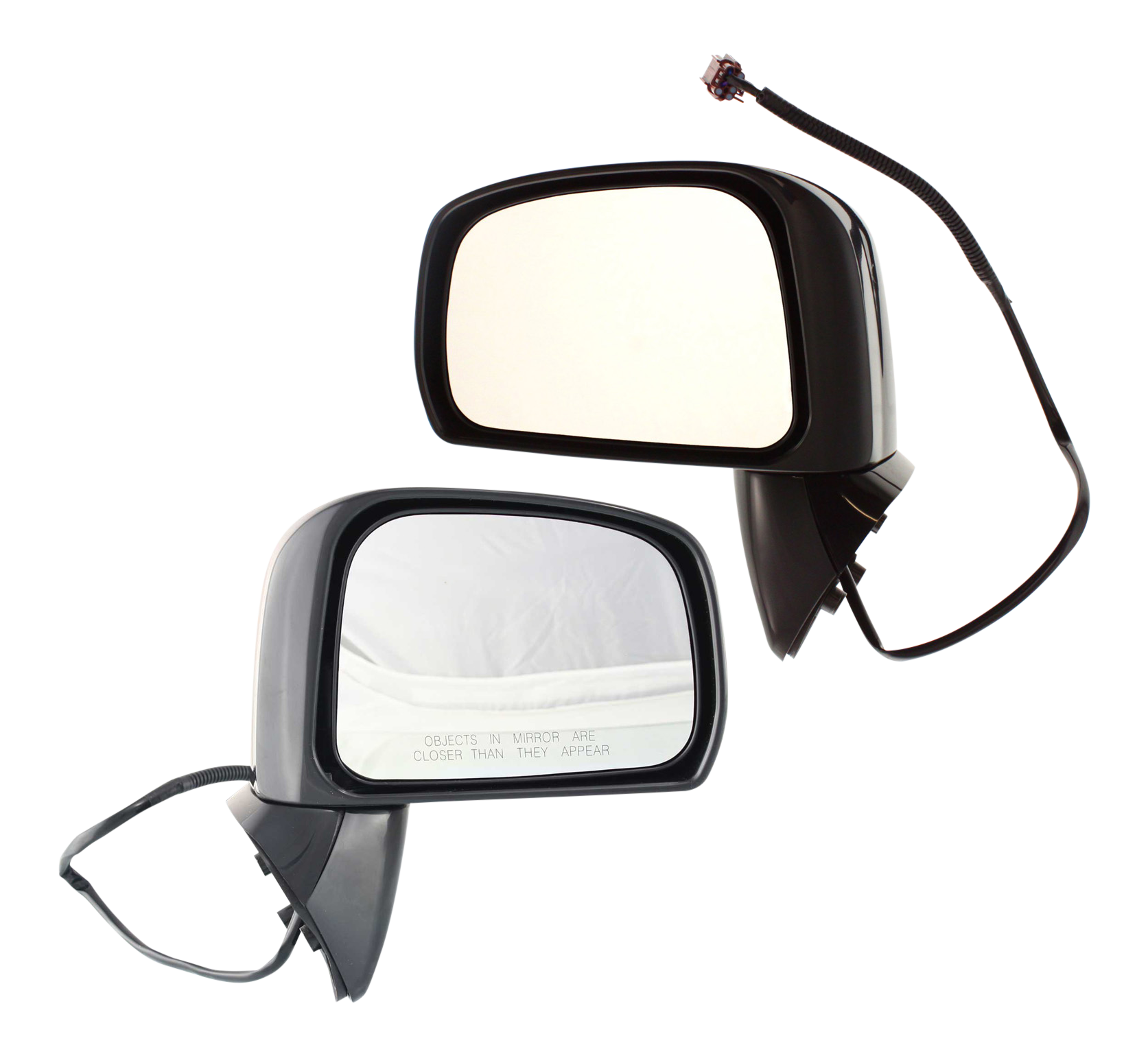 AM VERSA 07-12 MIRROR RH AND LH Power Manual Folding Non Heated Paintable Hatchback Sedan 08-11 S SL Model SKU SET NS80ER Partslink NI1320200 NI1321200 OEM 96301EL12B 96302EL12B