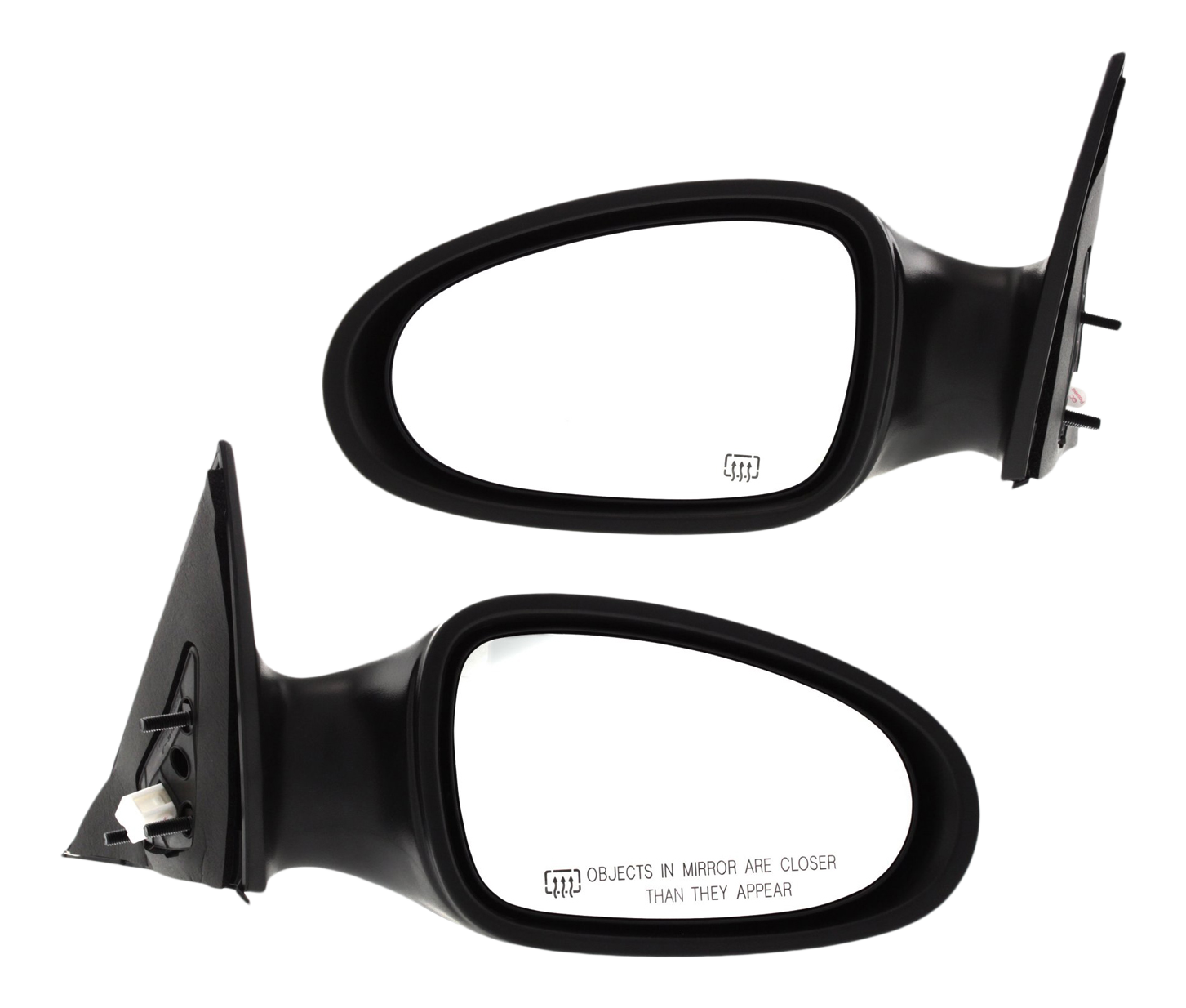 AM ALTIMA 04-06 MIRROR RH AND LH Manual Adjust Non Folding Heated Paintable No Auto dimming BSD Memory and Signal Light SKU SET NS86ER Partslink NI1320155 NI1321155 OEM 96301ZB370-96302ZB370