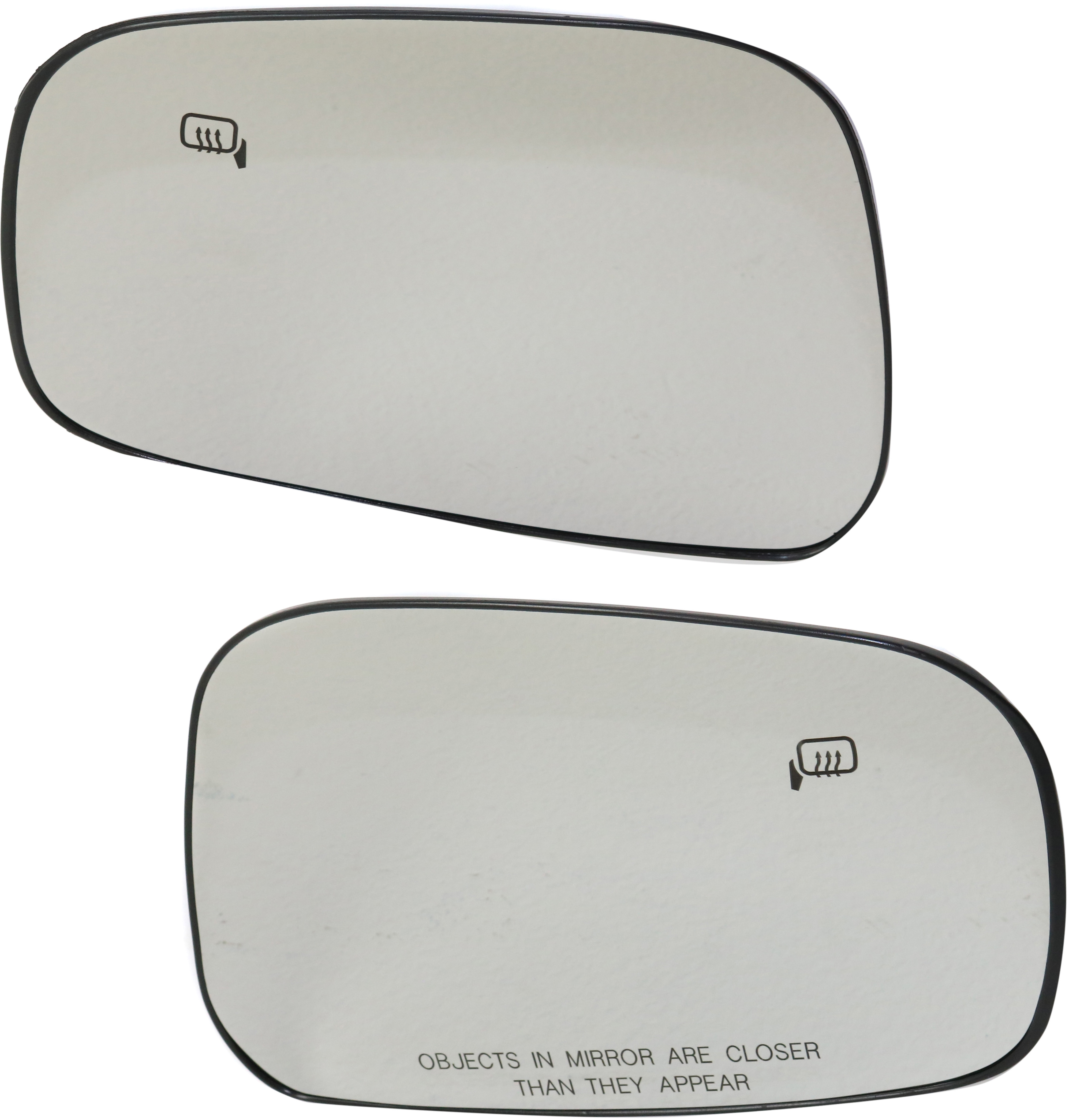 AM FRONTIER 05-21 PATHFINDER 05-12 MIRROR GLASS RH AND LH Heated Pathfinder LE SE SE Off Road Silver Edition Models w Backing Plate SKU SET NS94GR Partslink NI1325140 NI1324140 OEM 96365EA16A 96366EA16A