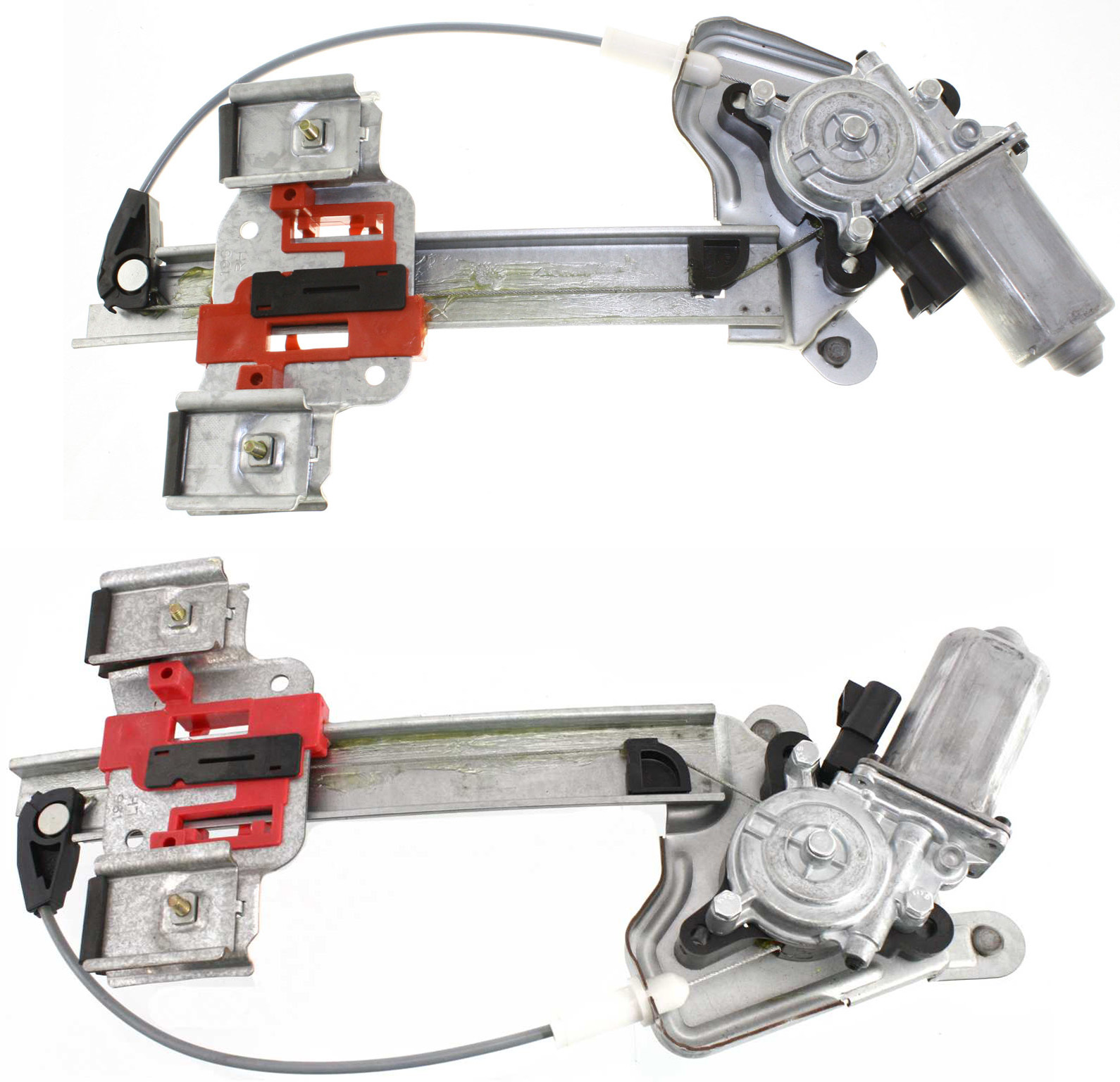 AM AURORA 01-03 REAR WINDOW REGULATOR RH AND LH Power w Motor SKU SET O491701 Partslink GM1551121 GM1550121 OEM 25750516-25750517