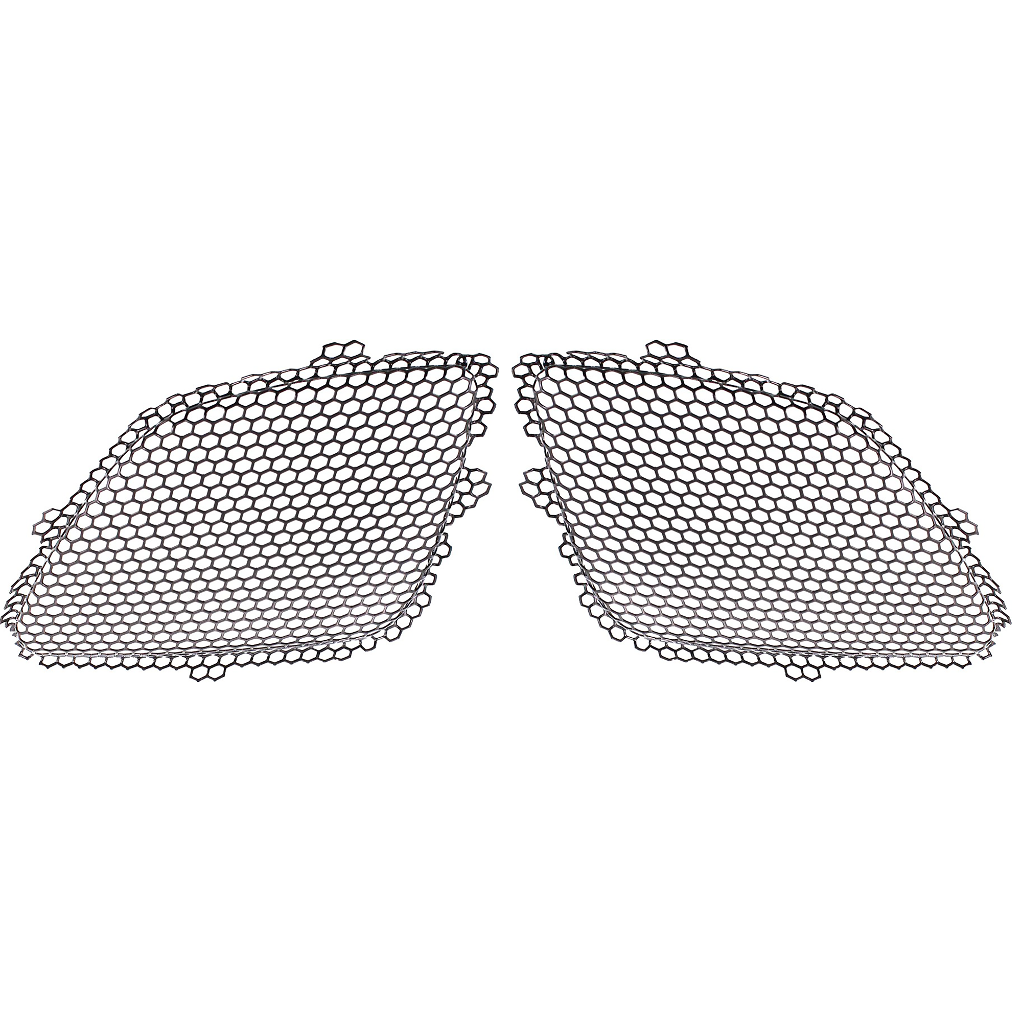 AM G6-08-09 GRILLE INSERT RH and LH Plastic Paint to Match Iron Coated Black Inner SKU SET P070319 Partslink GM1200540 GM1200539 OEM 22699328-22699329
