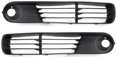 AM G6-05-09 FRONT FOG LAMP MOLDING RH AND LH Primed Side only SKU SET P070329 Partslink GM1200580 GM1200579 OEM 15243287-15243286
