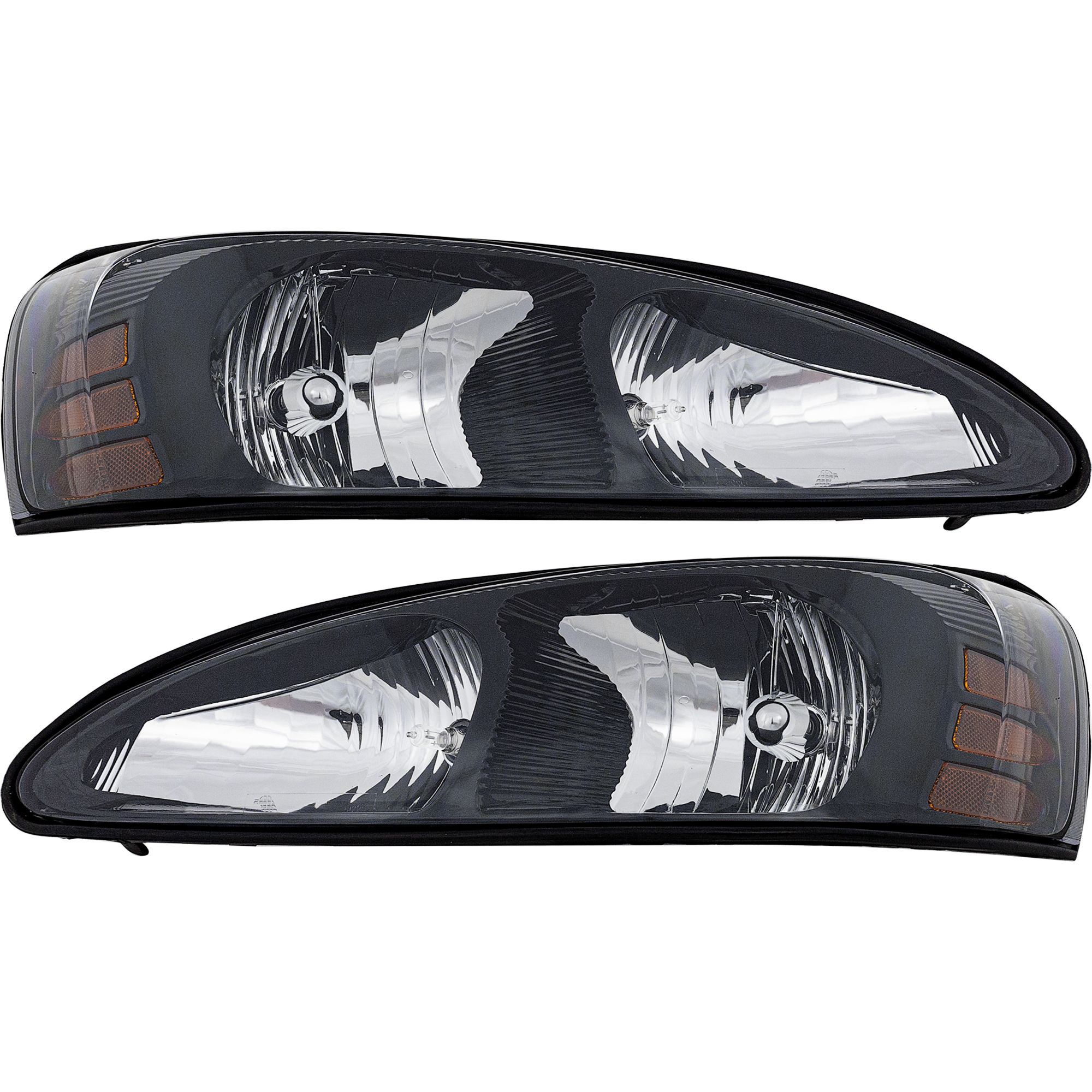 AM GRAND PRIX 04-08 HEAD LAMP RH AND LH Assembly Halogen SKU SET P100103 Partslink GM2503227 GM2502227 OEM 25851403-25851404
