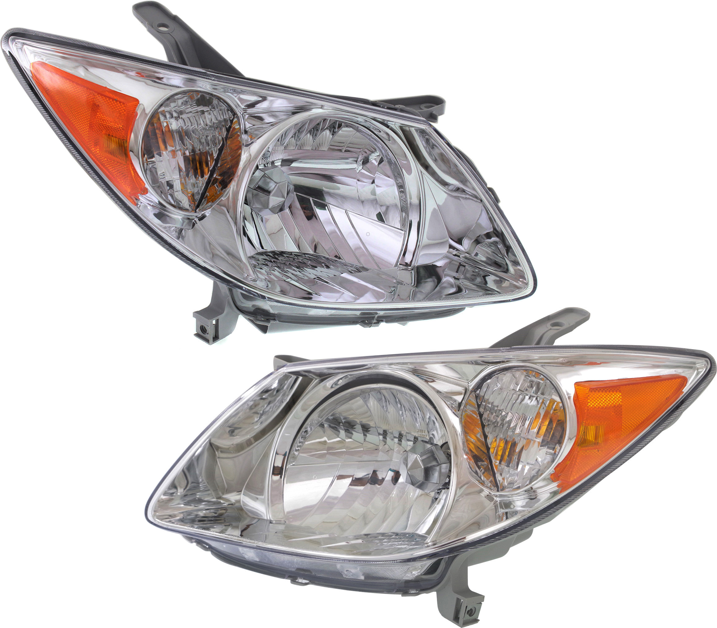 AM VIBE 05-08 HEAD LAMP RH and LH Assembly Halogen SKU SET P100109 Partslink GM2503249 GM2502249 OEM 88973539-88973540
