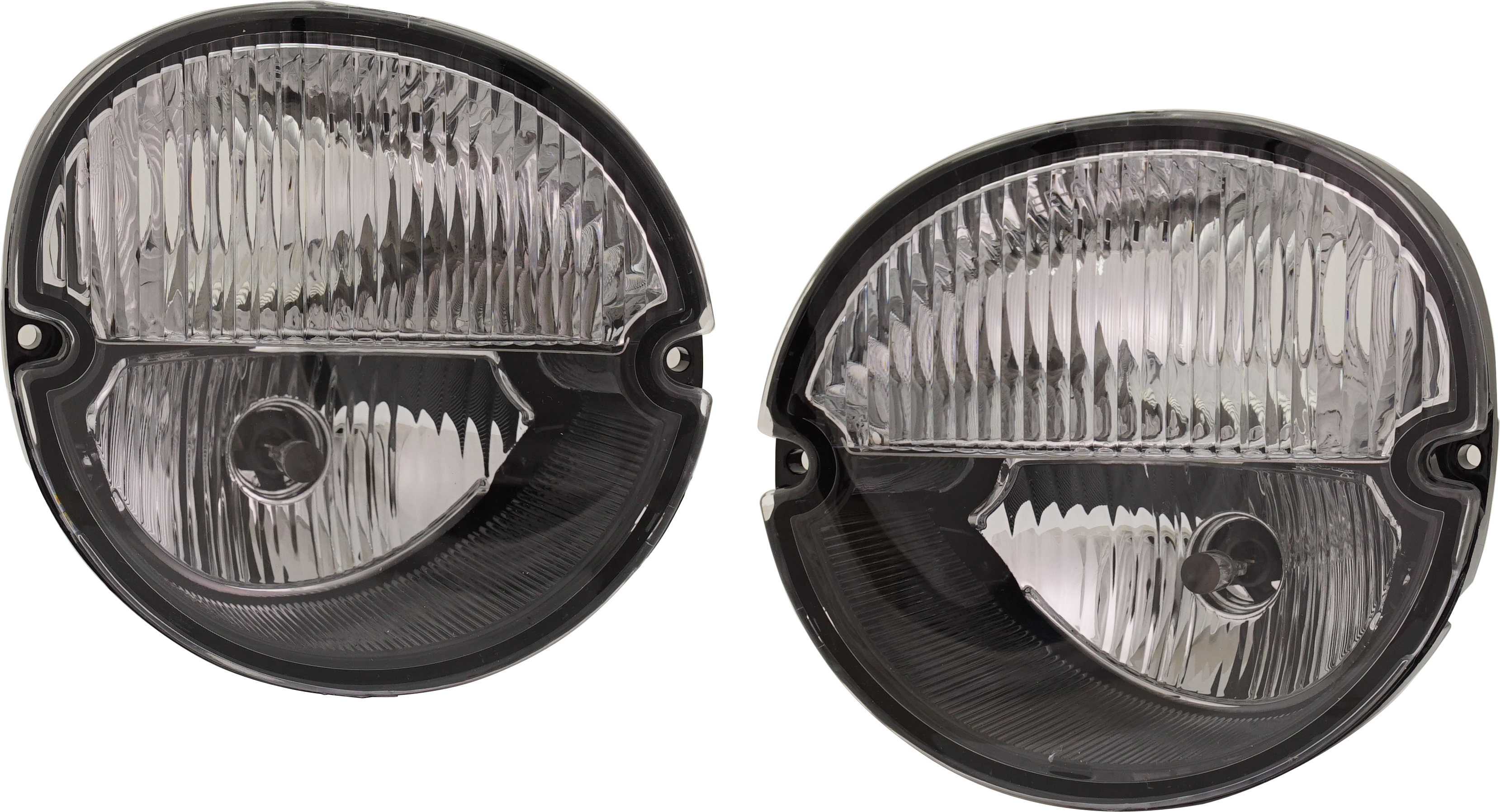 AM GRAND PRIX 04-08 FRONT FOG LAMP RH AND LH Park Signal Lamp Assembly Except GXP Model SKU SET P107505 Partslink GM2521187 GM2520187 OEM 15852222-15852221
