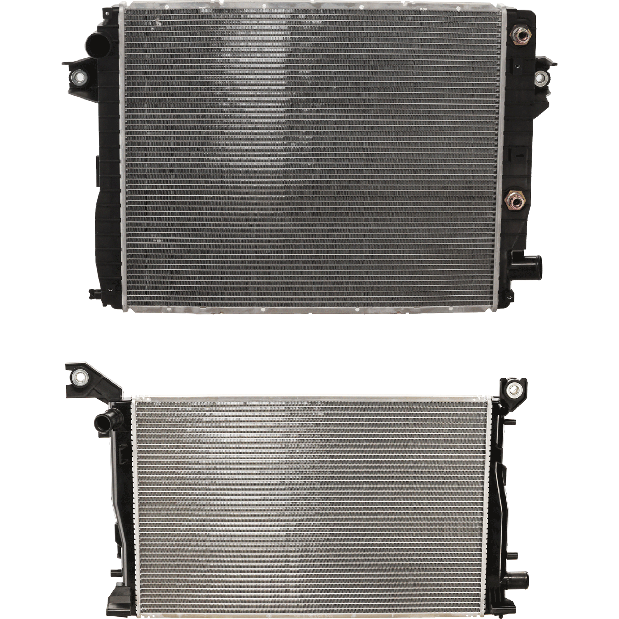 AM RAM 2500-3500 PICKUP 13-18 RADIATOR Primary and Secondary Unit 6.7L Diesel Engine SKU SET P13490 Partslink CH3010373 CH3010374 OEM 52014720AA 52014721AB