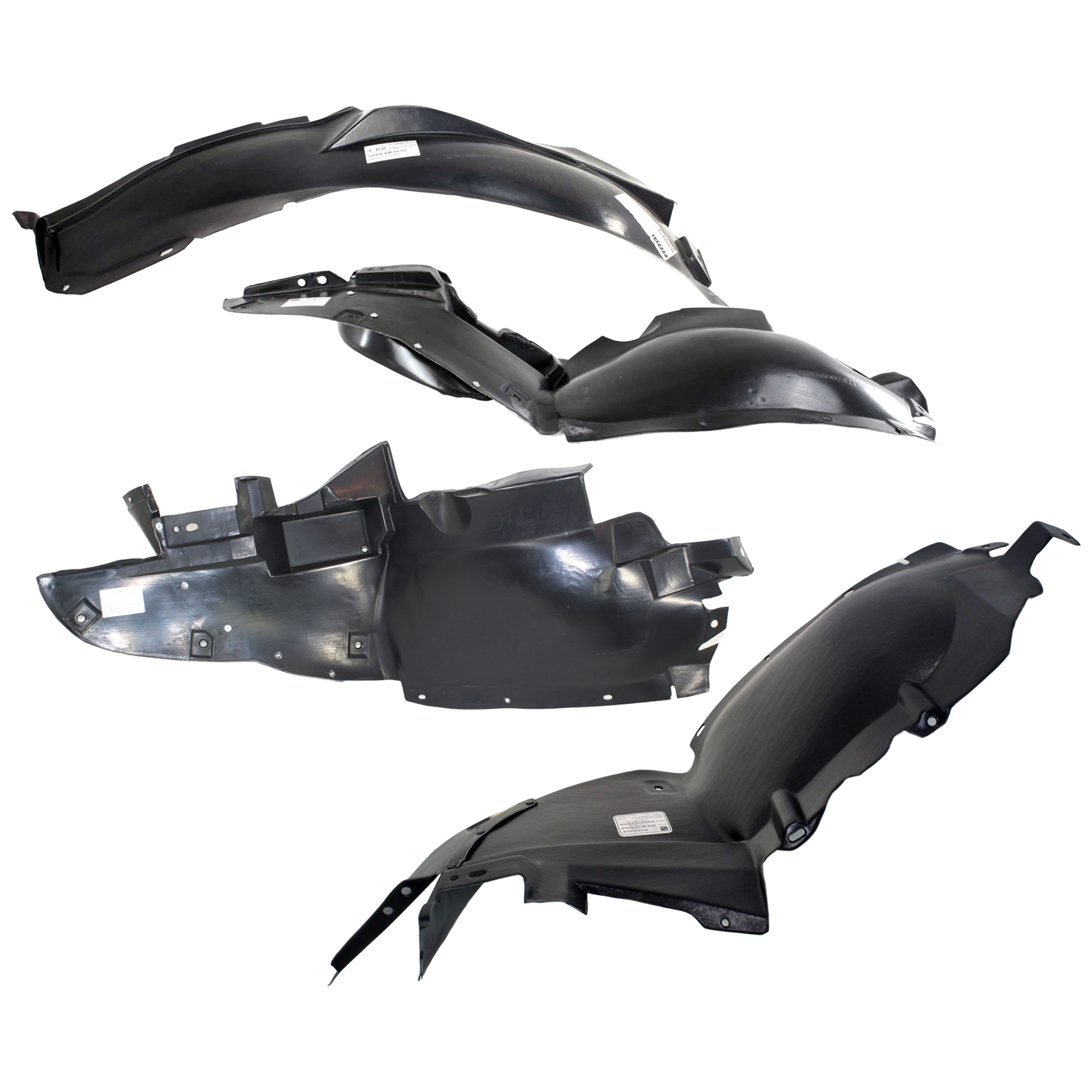 AM GRAND AM 99-05 FRONT FENDER LINER RH AND LH Front and Rear Section SKU SET P222131-4B