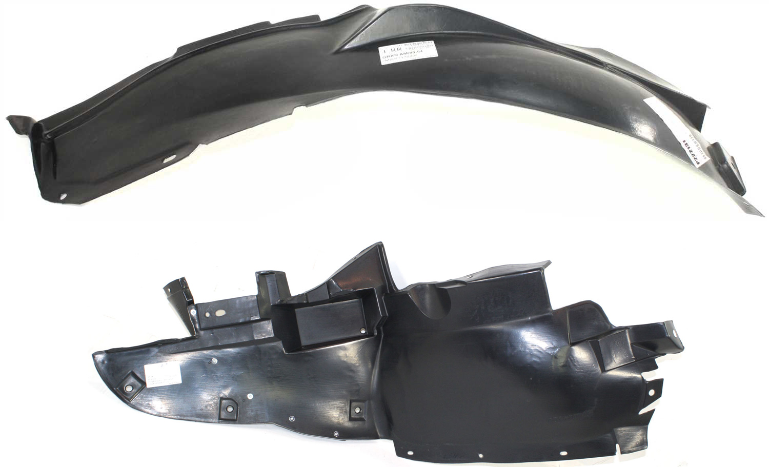 AM GRAND AM 99-05 FRONT FENDER LINER RH AND LH Rear Section SKU SET P222131 Partslink GM1249148 GM1248148 OEM 22611444-22611445