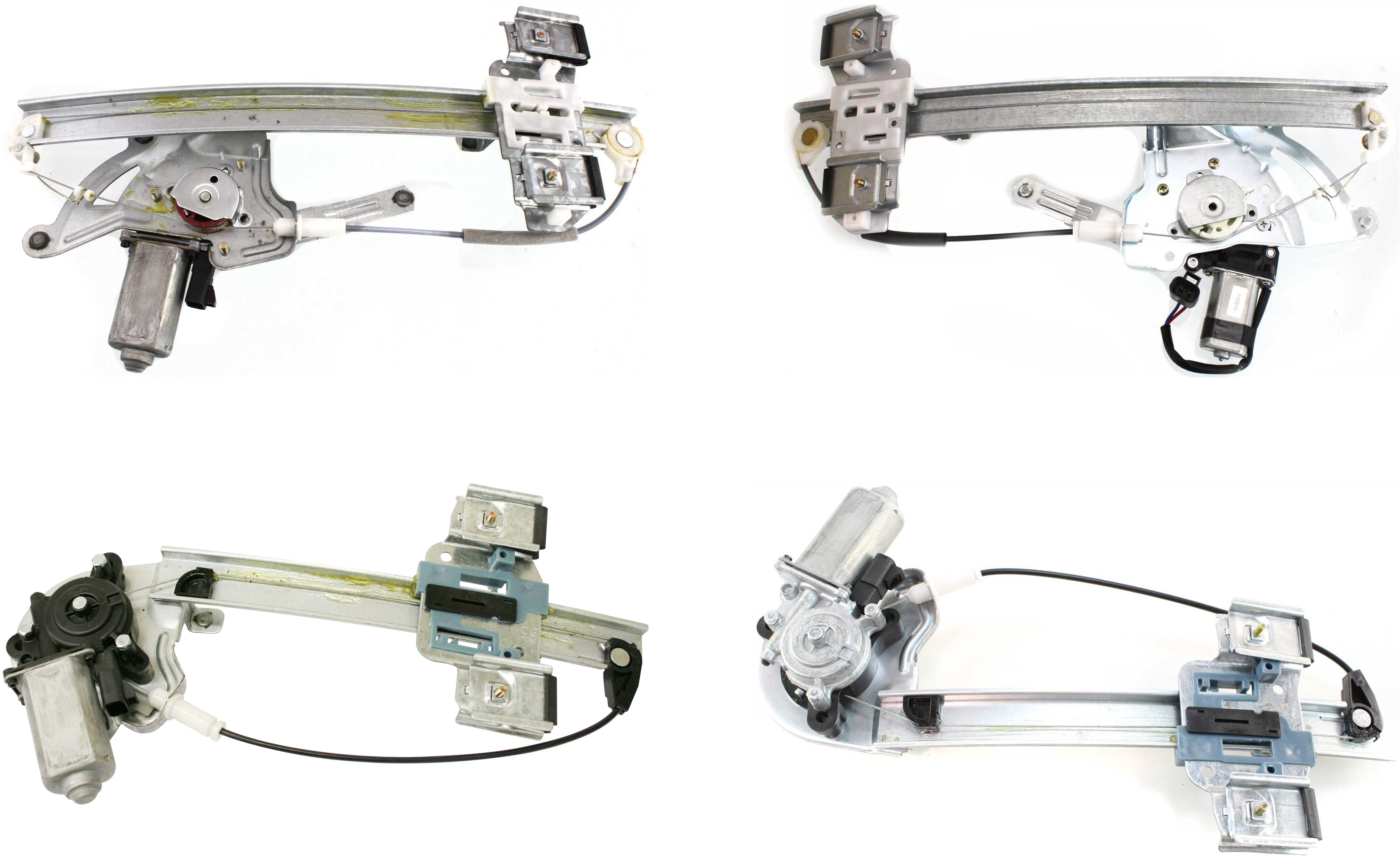 AM BONNEVILLE 00-05 FRONT AND REAR WINDOW REGULATOR RH AND LH Power w Motor SKU SET P462911-4 Partslink GM1351146 GM1350146 GM1551115 GM1550115 OEM 15231238-15231239-15231242-152