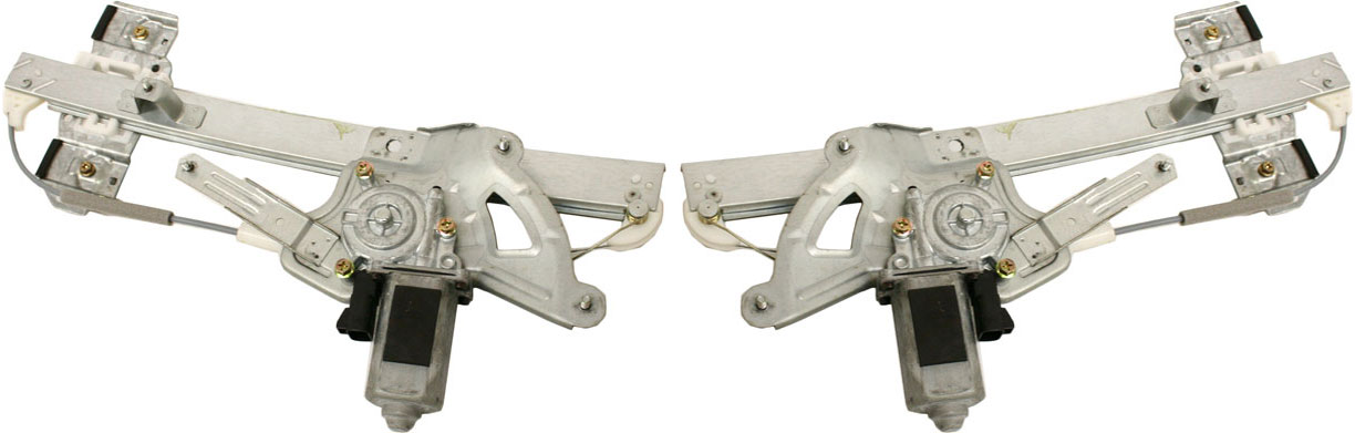 AM BONNEVILLE 00-05 FRONT WINDOW REGULATOR RH AND LH Power With Motor SKU SET P462911 Partslink GM1351146 GM1350146 OEM 15231238-15231239