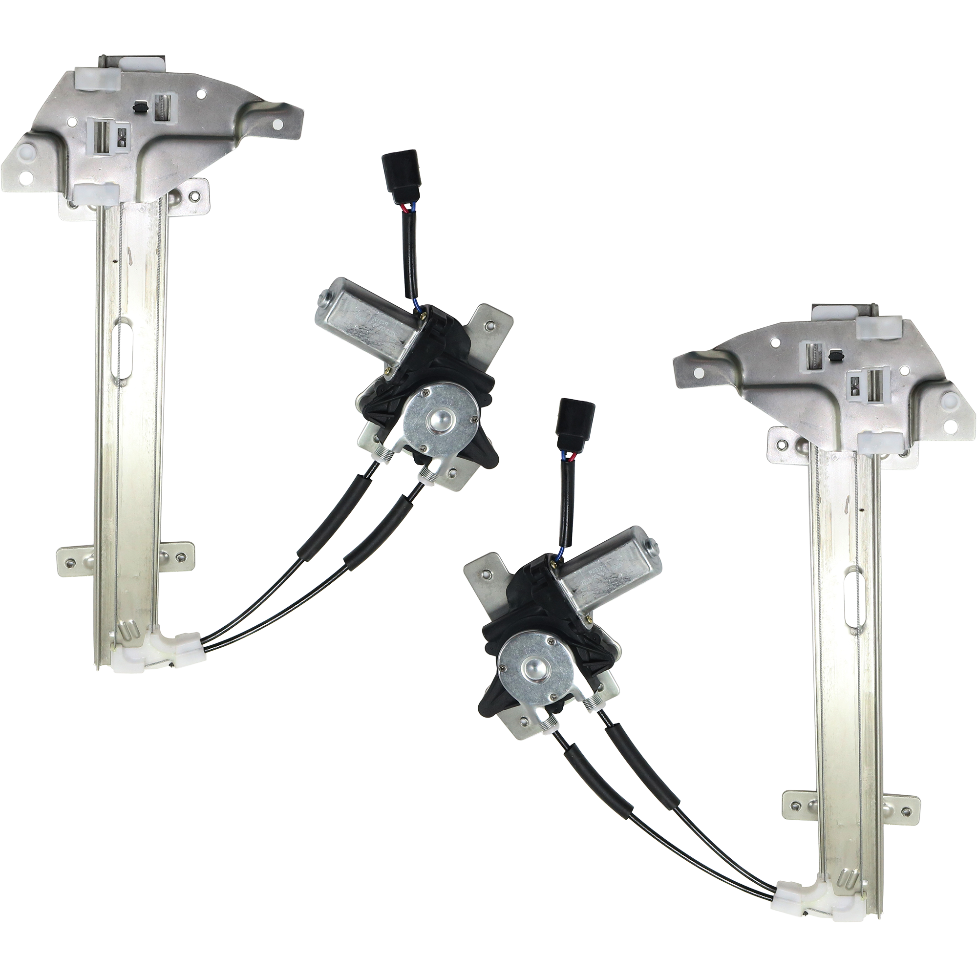 AM GRAND PRIX 97-03 REAR WINDOW REGULATOR RH AND LH Power w Motor SKU SET P491701 Partslink GM1551102 GM1550102 OEM 10321731-10321732
