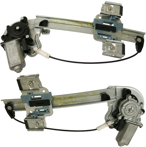 AM BONNEVILLE 00-05 REAR WINDOW REGULATOR RH AND LH Power With Motor SKU SET P491705 Partslink GM1551115 GM1550115 OEM 15231242-15231243
