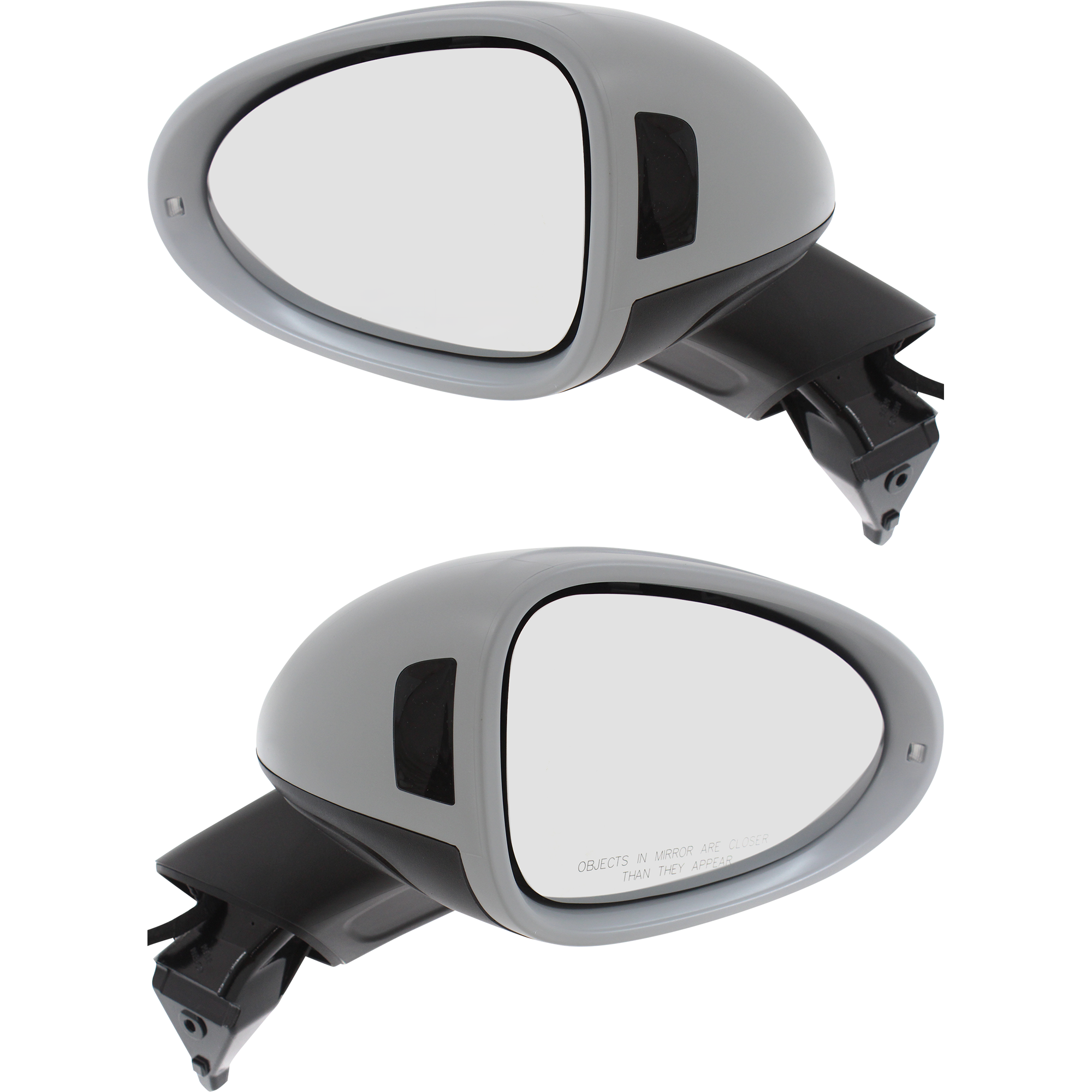 AM MACAN 15-24 MIRROR RH AND LH Power Power Folding Heated Paintable w Blind Spot Light In Housing and Signal Light w Lane Change Assist SKU SET PC01ER S OEM 95B857527AG2X PFM 95B857528AG2