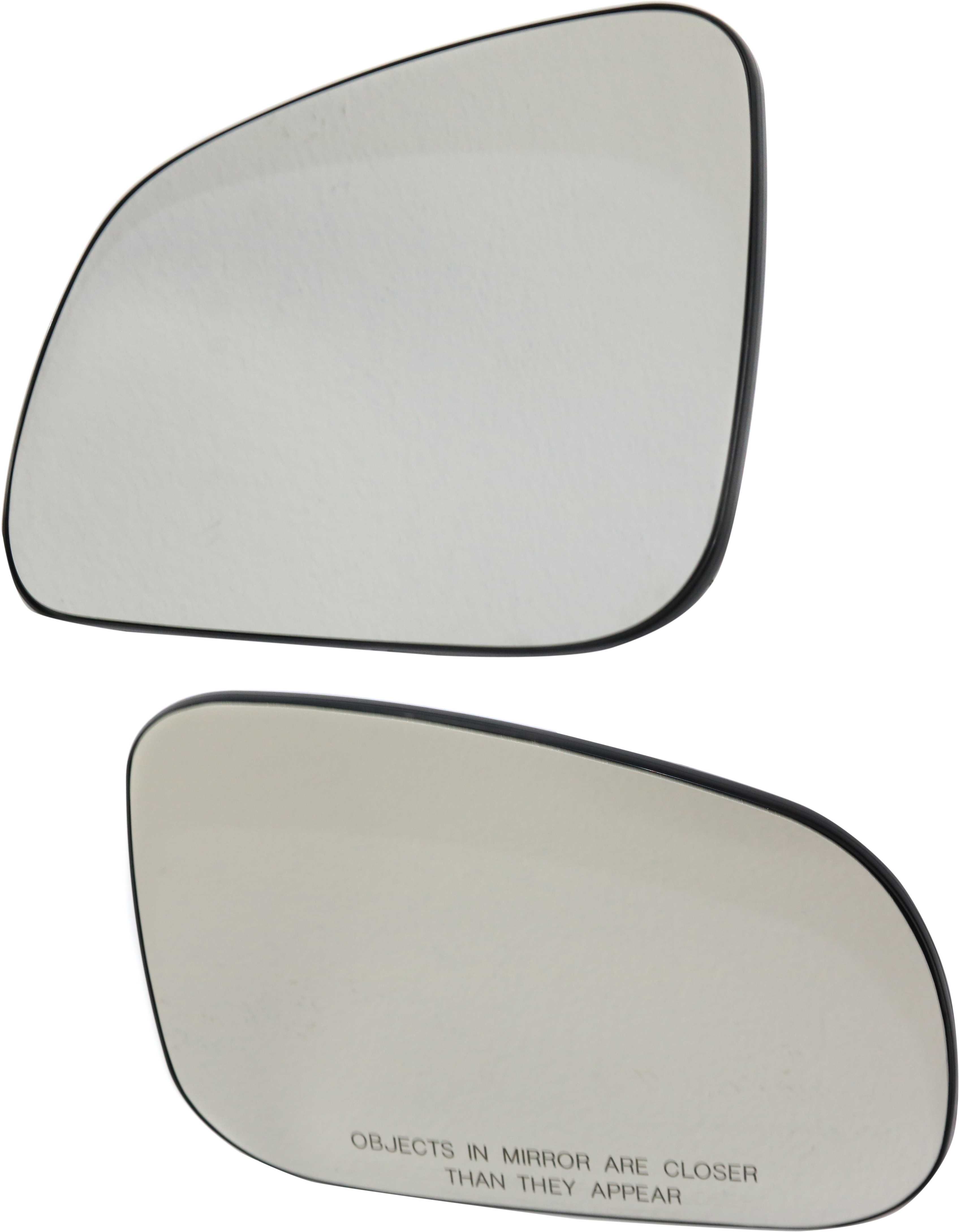 AM GRAND PRIX 04-08 MIRROR GLASS RH AND LH Non Heated w Backing Plate SKU SET PT01GR Partslink GM1325114 GM1324114 OEM 19120301-88987556-19120302-889