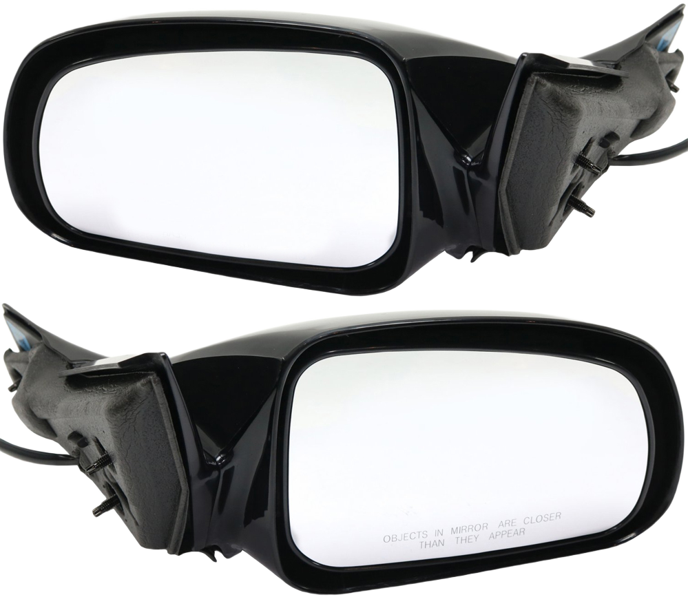 AM GRAND PRIX 04-08 MIRROR RH AND LH Power Foldaway Black Glass Convex SKU SET PT15ER Partslink GM1320279 GM1321279 OEM 15796389-15796390