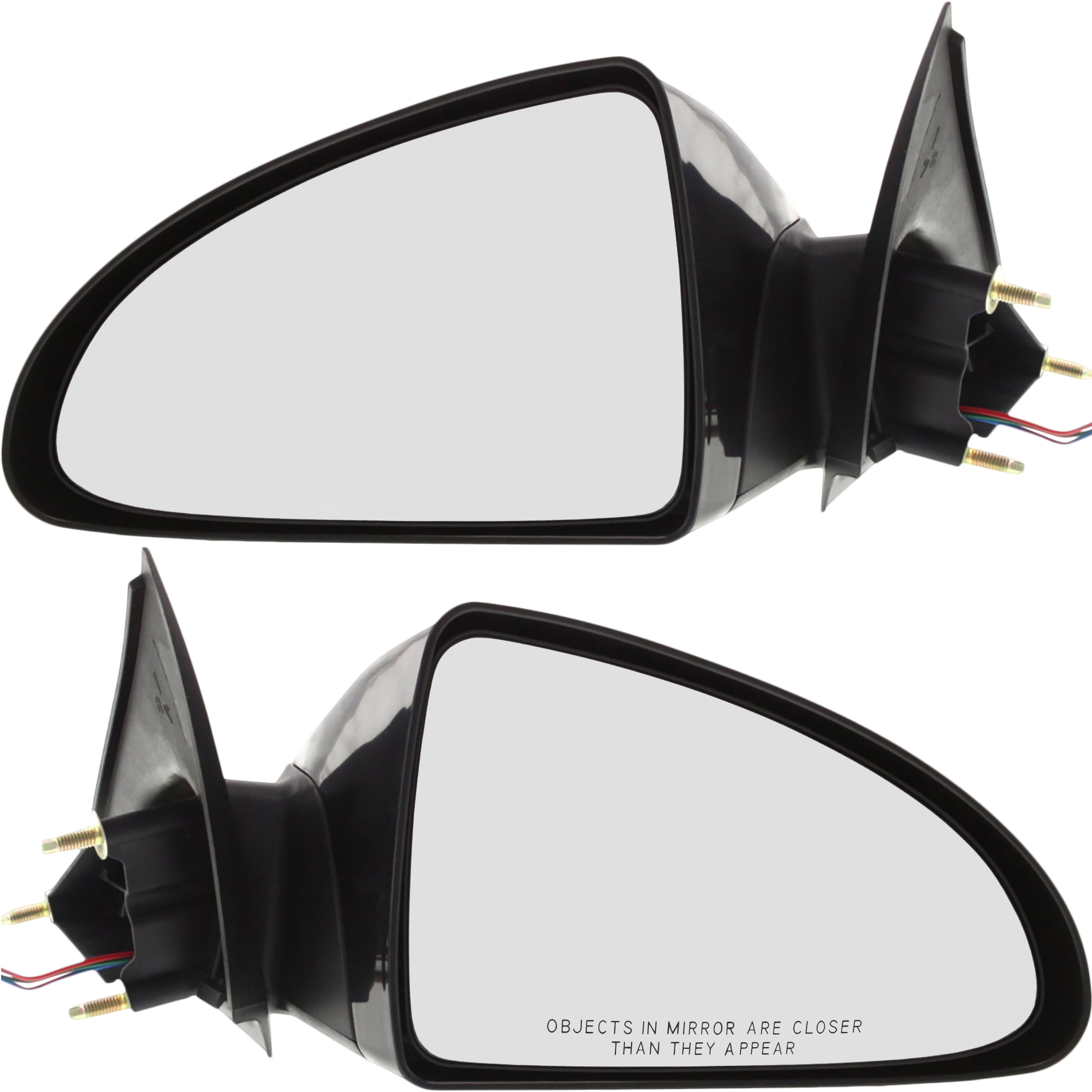 AM G6-08-10 MIRROR RH AND LH Power Manual Folding Non Heated Paintable Sedan SKU SET PT21ER Partslink GM1320361 GM1321361 OEM 20833062-20833063