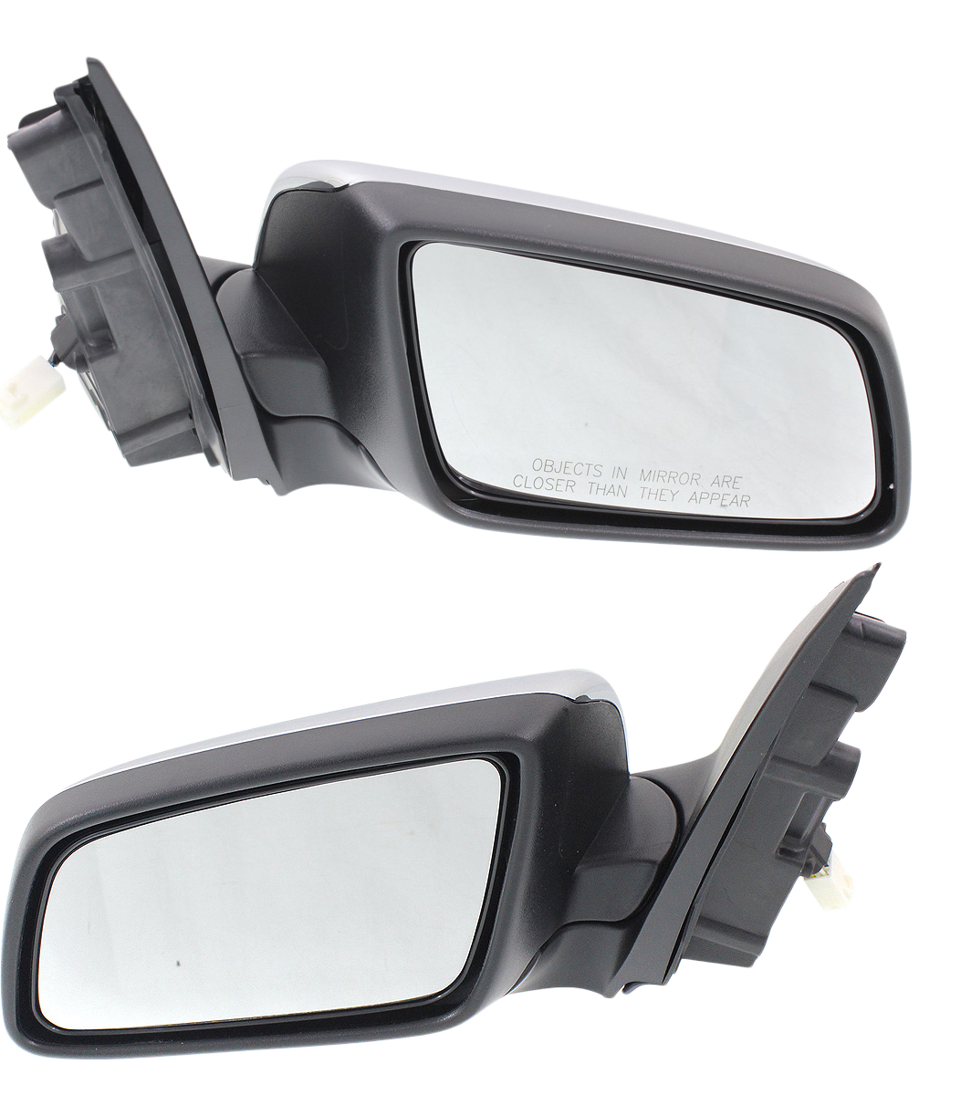 AM CAPRICE 11-14 G8-08-09 MIRROR RH AND LH Power Manual Folding Non Heated Chrome No Auto dimming BSD Memory and Signal Light SKU SET PT29CR Partslink GM1320413 GM1321413 OEM 92194048 PFM 92214581 PFM