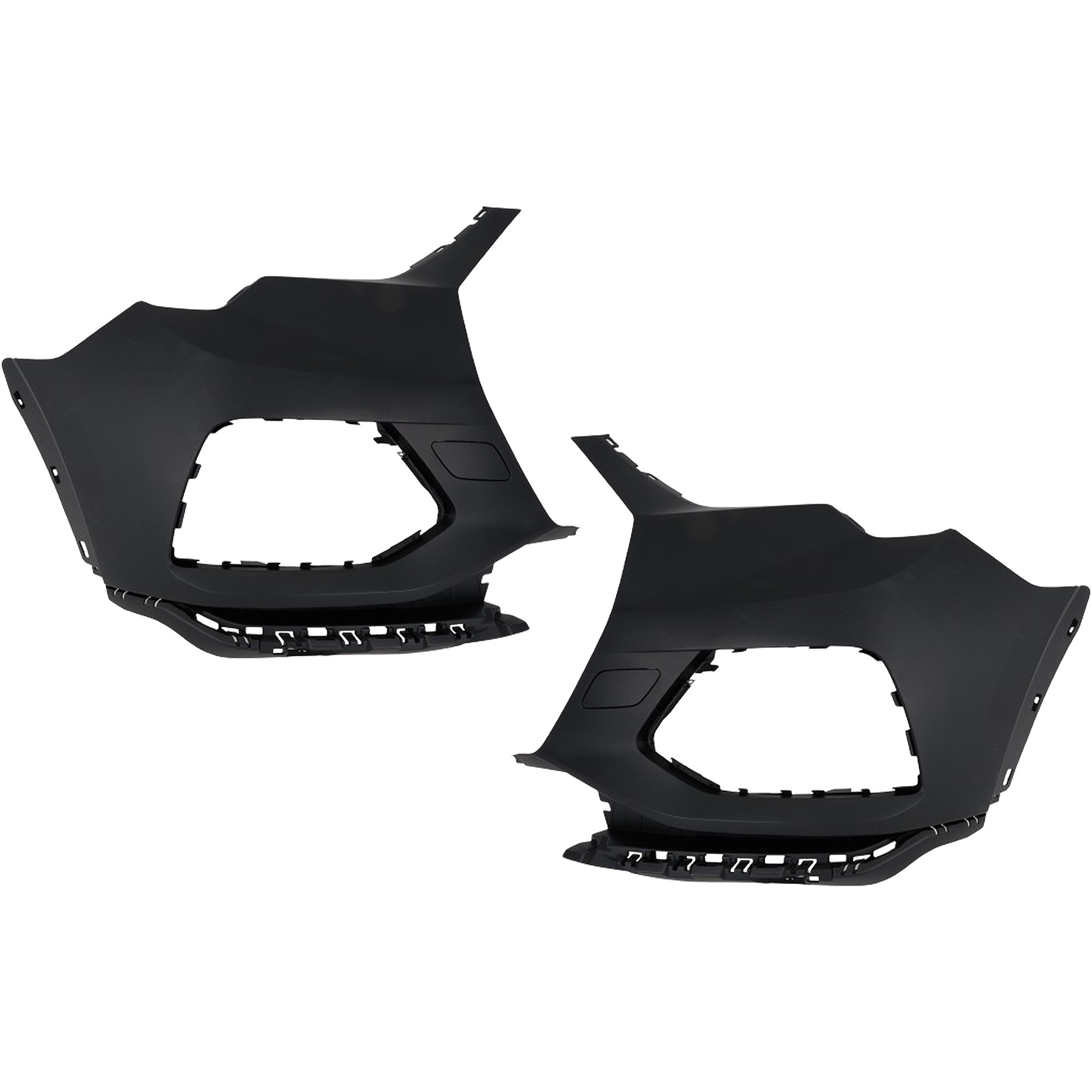AM Q3-19-23 FRONT BUMPER END RH AND LH Primed Assembly w o S Line Package w o Parallel Park Assist Sensor w o Parking Aid Sensor SKU SET RA01110001 Partslink AU1017114 AU1016114 OEM 83A807108GRU 83A807107GRU
