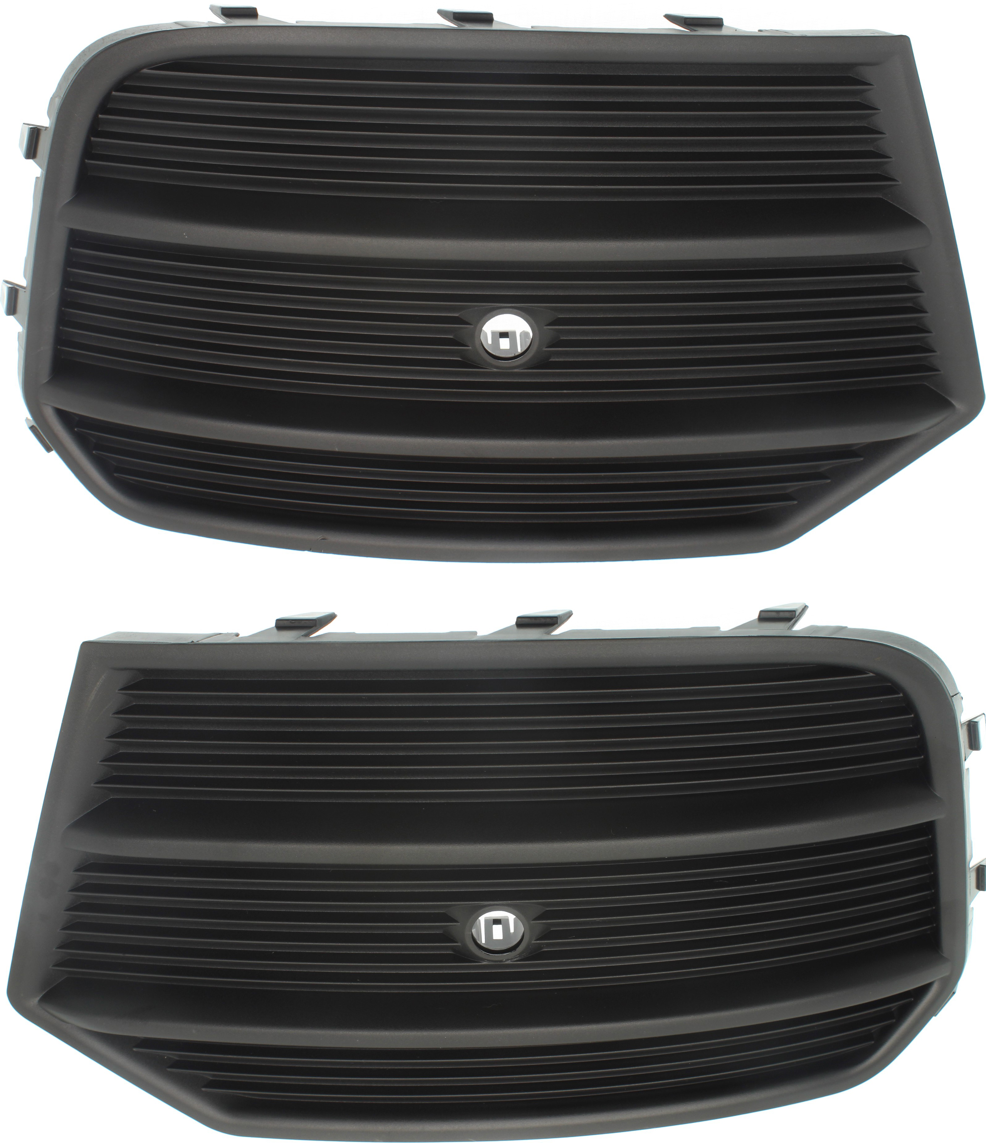 AM Q3-16-18 FRONT BUMPER GRILLE RH AND LH Outer 1 Piece Bumper w Parking Aid Sensor Holes SKU SET RA01550003 Partslink AU1038135 AU1039135 OEM 8U0807681Q4U8-8U0807682Q4U8